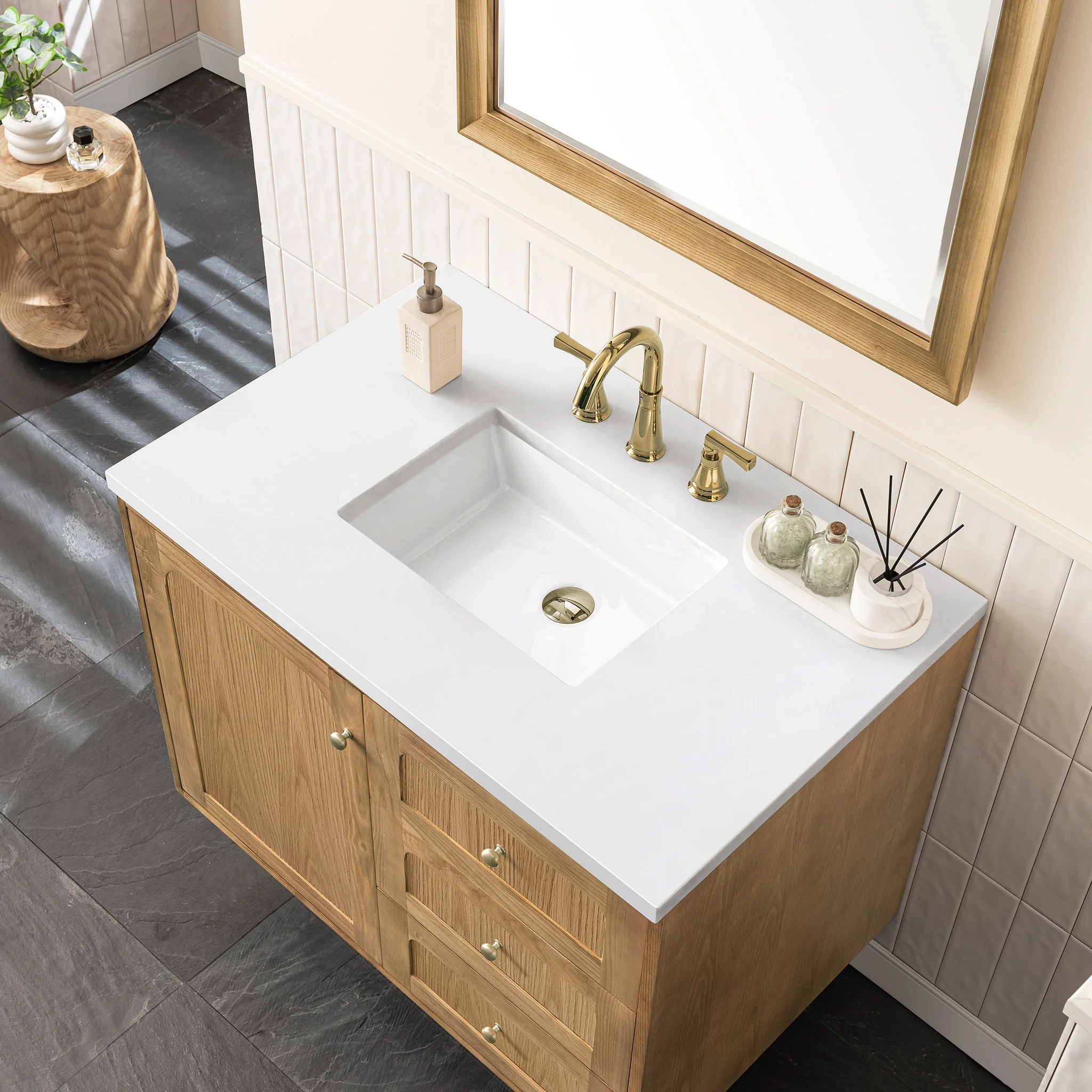 Essen Mid-Century Bathroom Vanity (30"-72") 113 Essen Mid-Century Bathroom Vanity (30"-72")