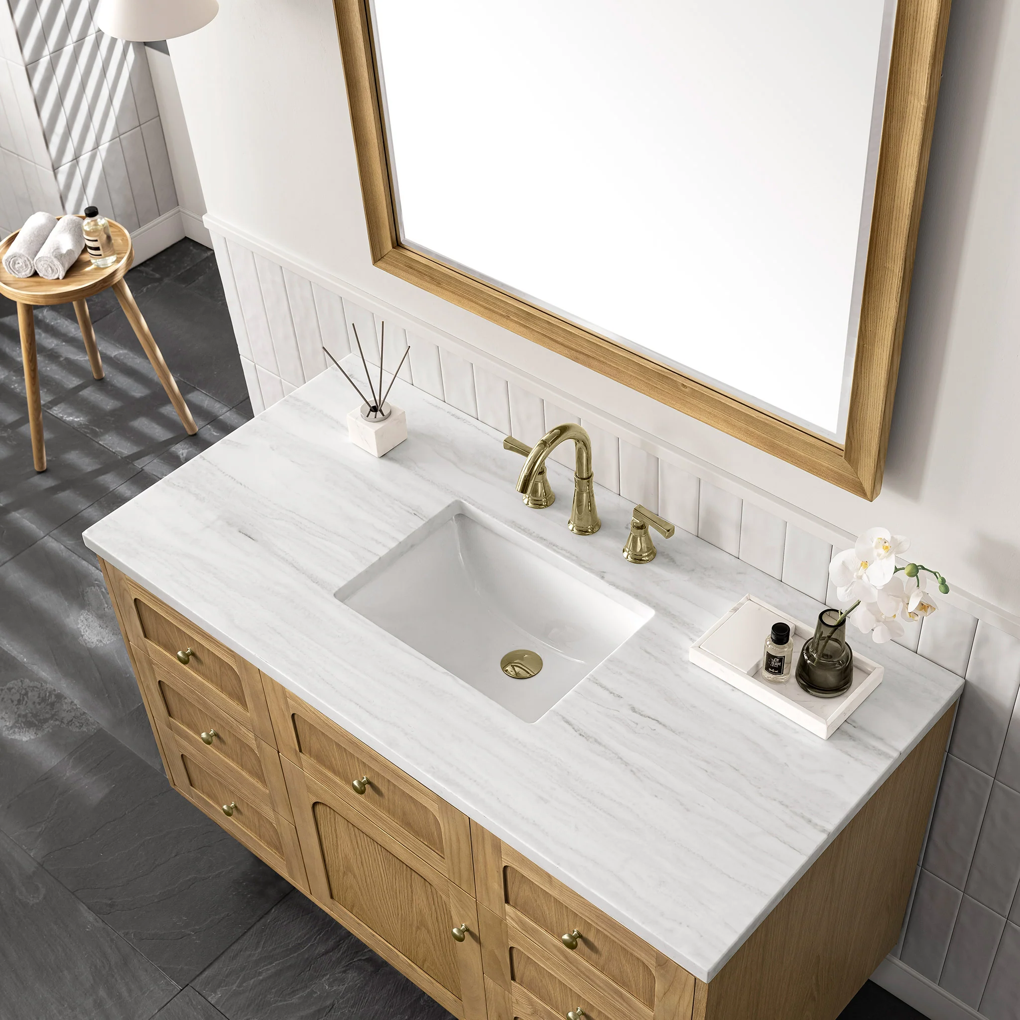 Essen Mid-Century Bathroom Vanity (30"-72") 128 Essen Mid-Century Bathroom Vanity (30"-72")