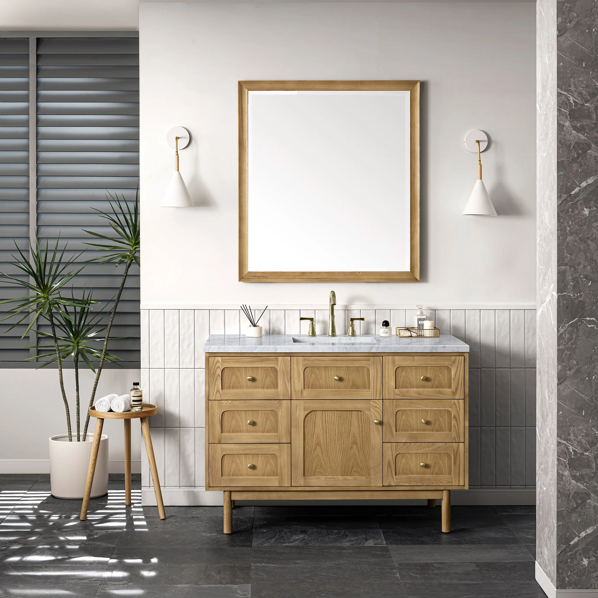 Essen Mid-Century Bathroom Vanity (30"-72") 141 Essen Mid-Century Bathroom Vanity (30"-72")