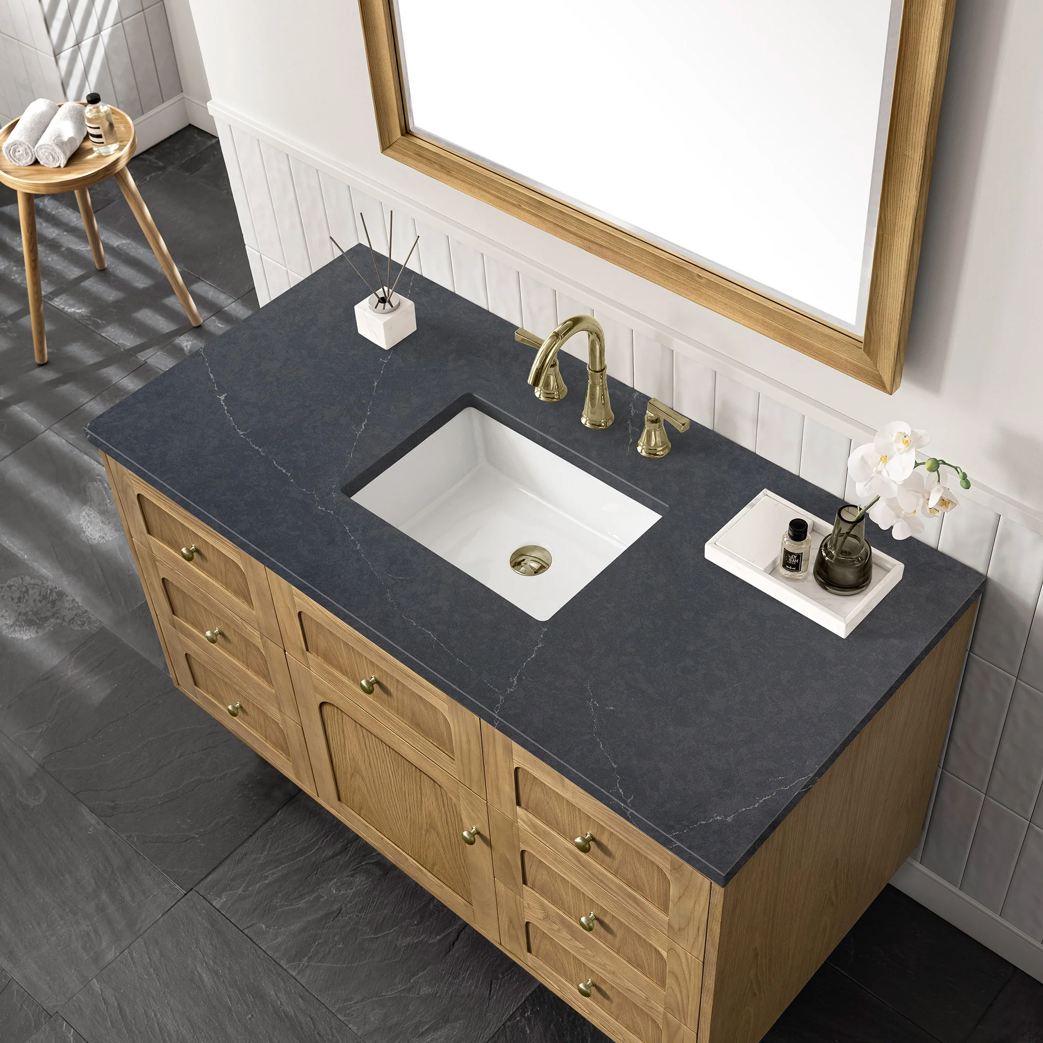 Essen Mid-Century Bathroom Vanity (30"-72") 149 Essen Mid-Century Bathroom Vanity (30"-72")