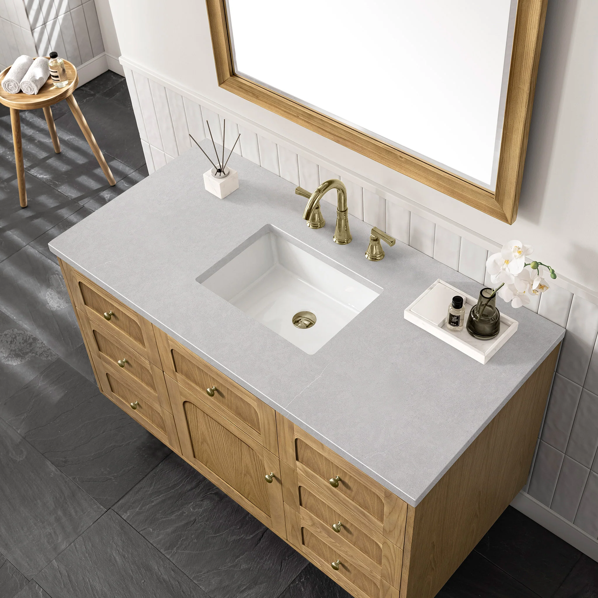 Essen Mid-Century Bathroom Vanity (30"-72") 160 Essen Mid-Century Bathroom Vanity (30"-72")