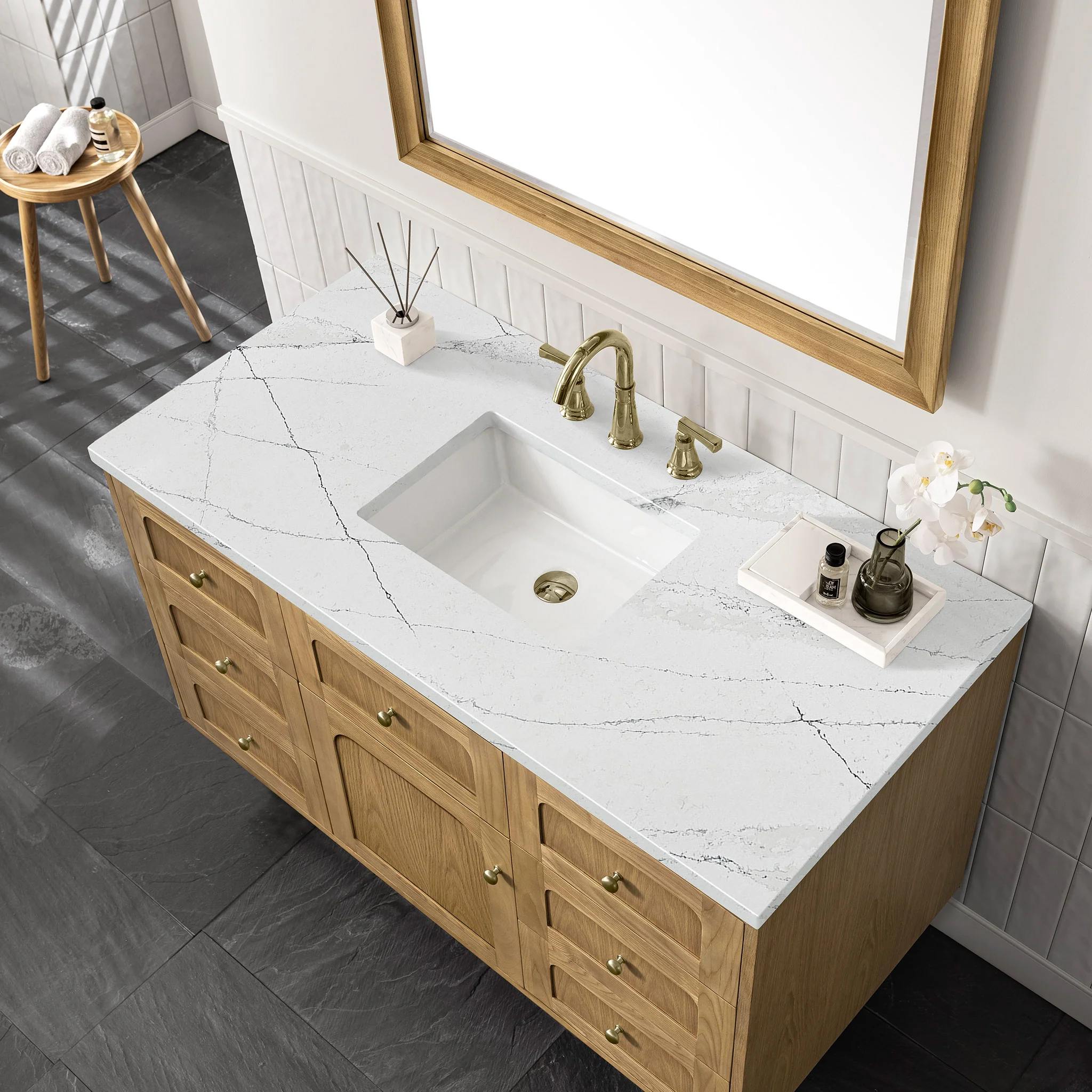 Essen Mid-Century Bathroom Vanity (30"-72") 171 Essen Mid-Century Bathroom Vanity (30"-72")