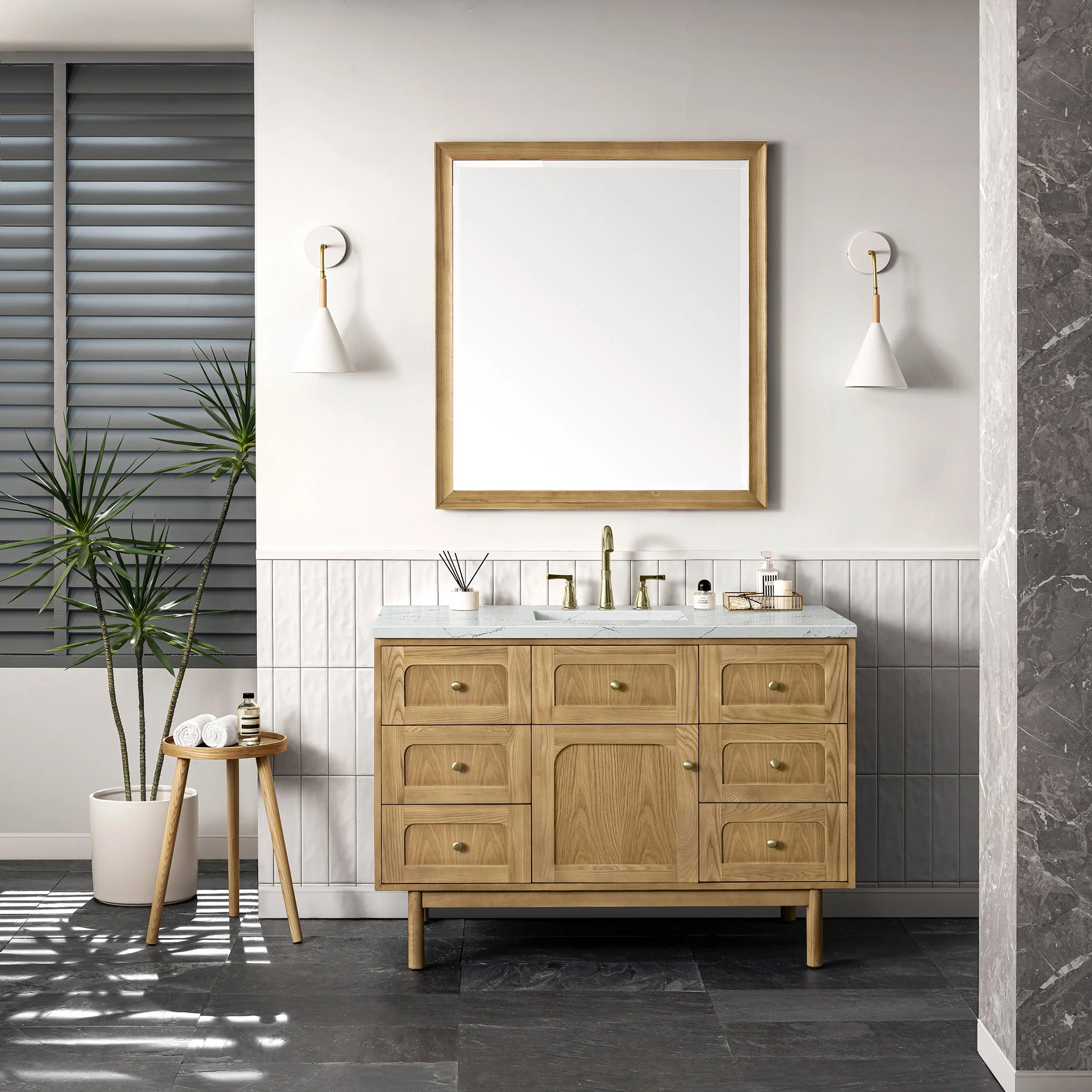 Essen Mid-Century Bathroom Vanity (30"-72") 174 Essen Mid-Century Bathroom Vanity (30"-72")