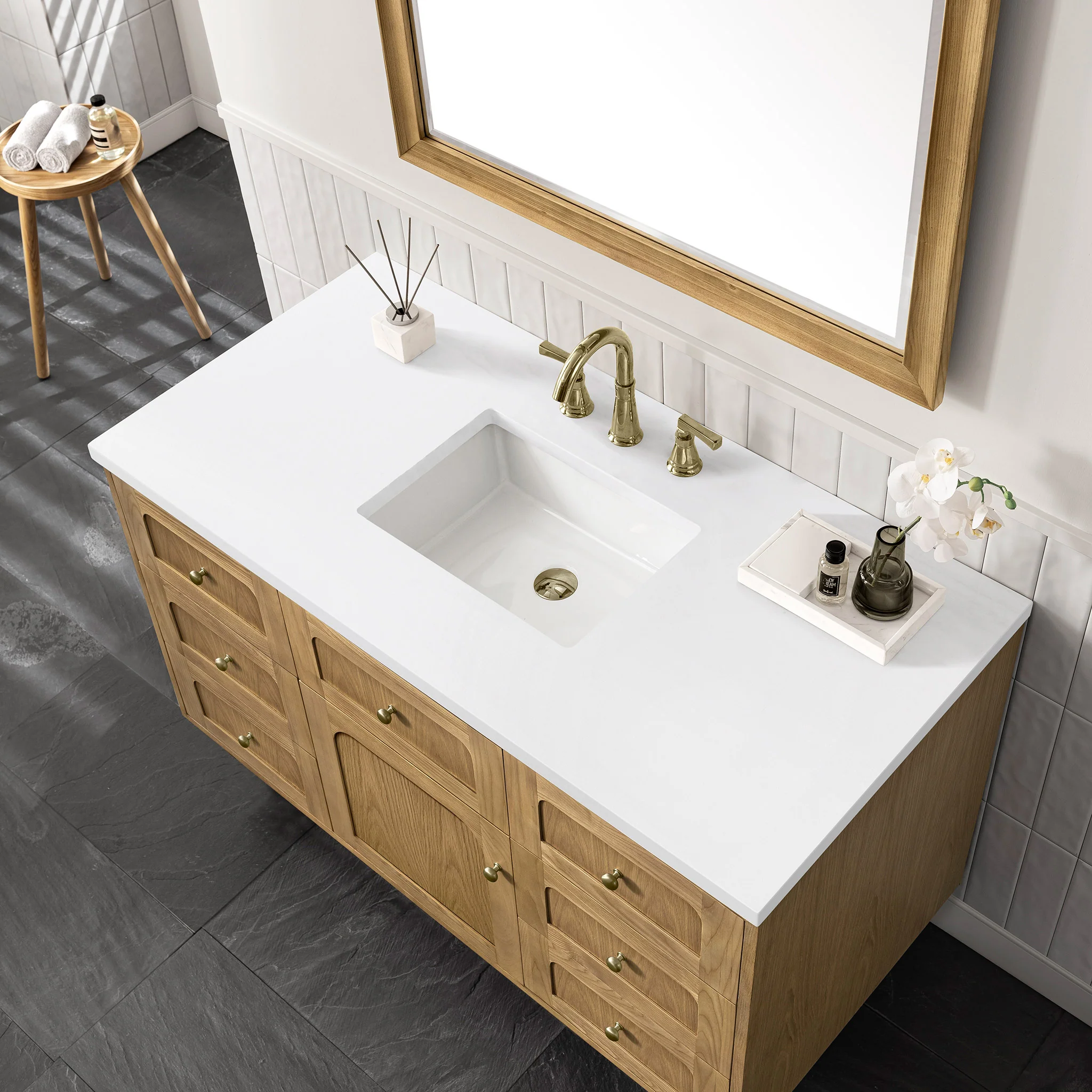 Essen Mid-Century Bathroom Vanity (30"-72") 184 Essen Mid-Century Bathroom Vanity (30"-72")