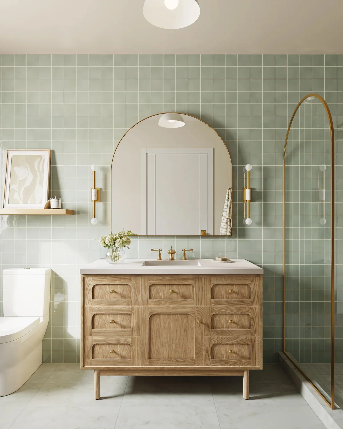 Essen Mid-Century Bathroom Vanity (30"-72") 188 Essen Mid-Century Bathroom Vanity (30"-72")