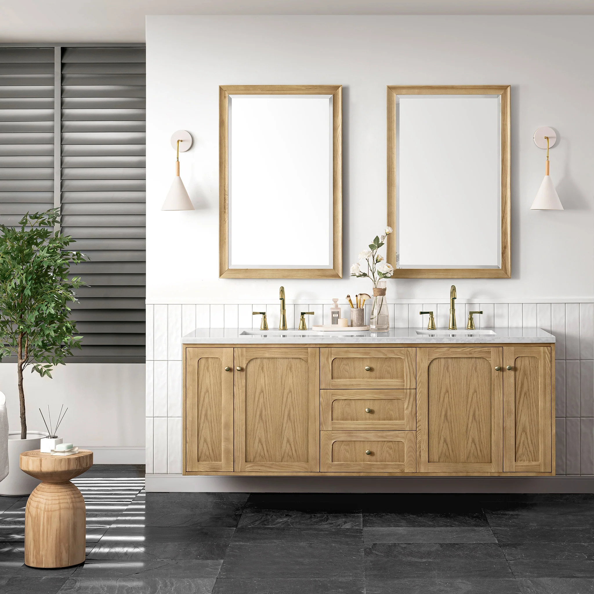 Essen Mid-Century Bathroom Vanity (30"-72") 202 Essen Mid-Century Bathroom Vanity (30"-72")