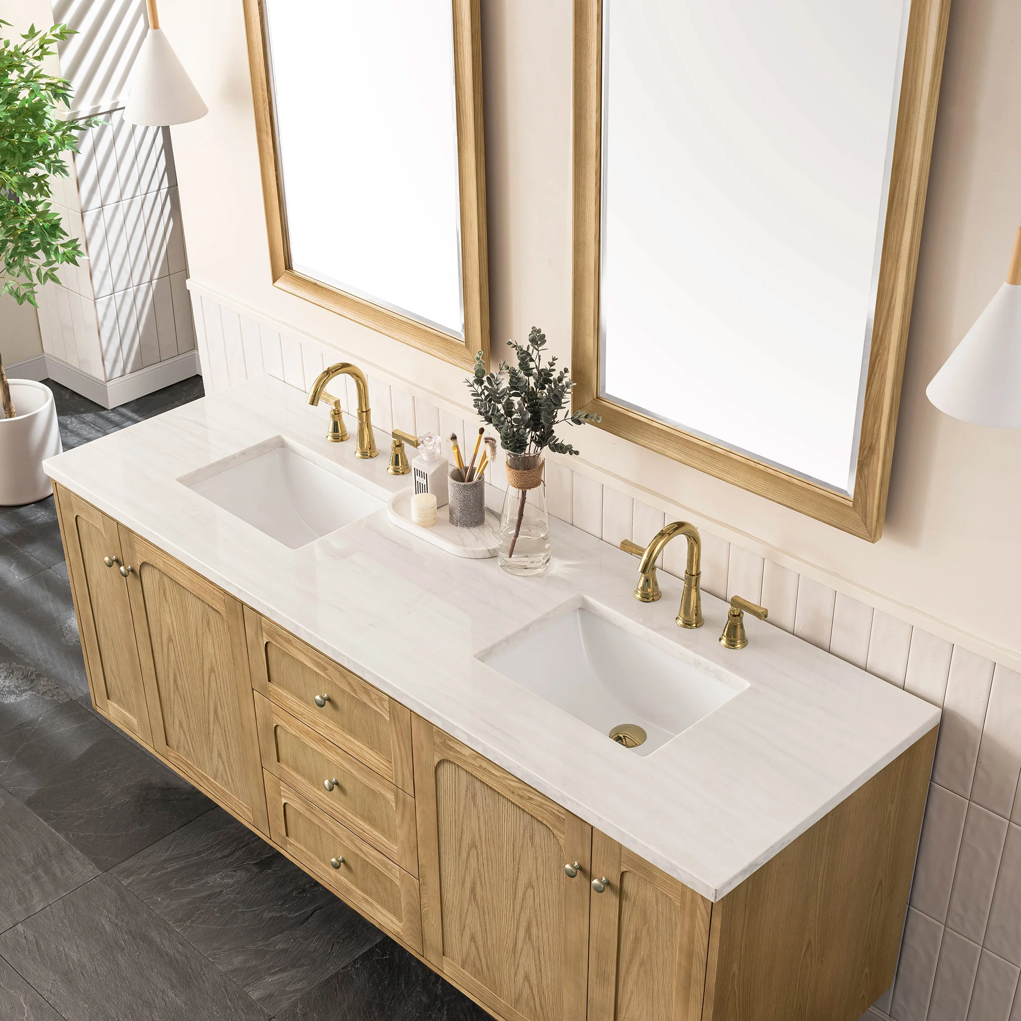 Essen Mid-Century Bathroom Vanity (30"-72") 203 Essen Mid-Century Bathroom Vanity (30"-72")