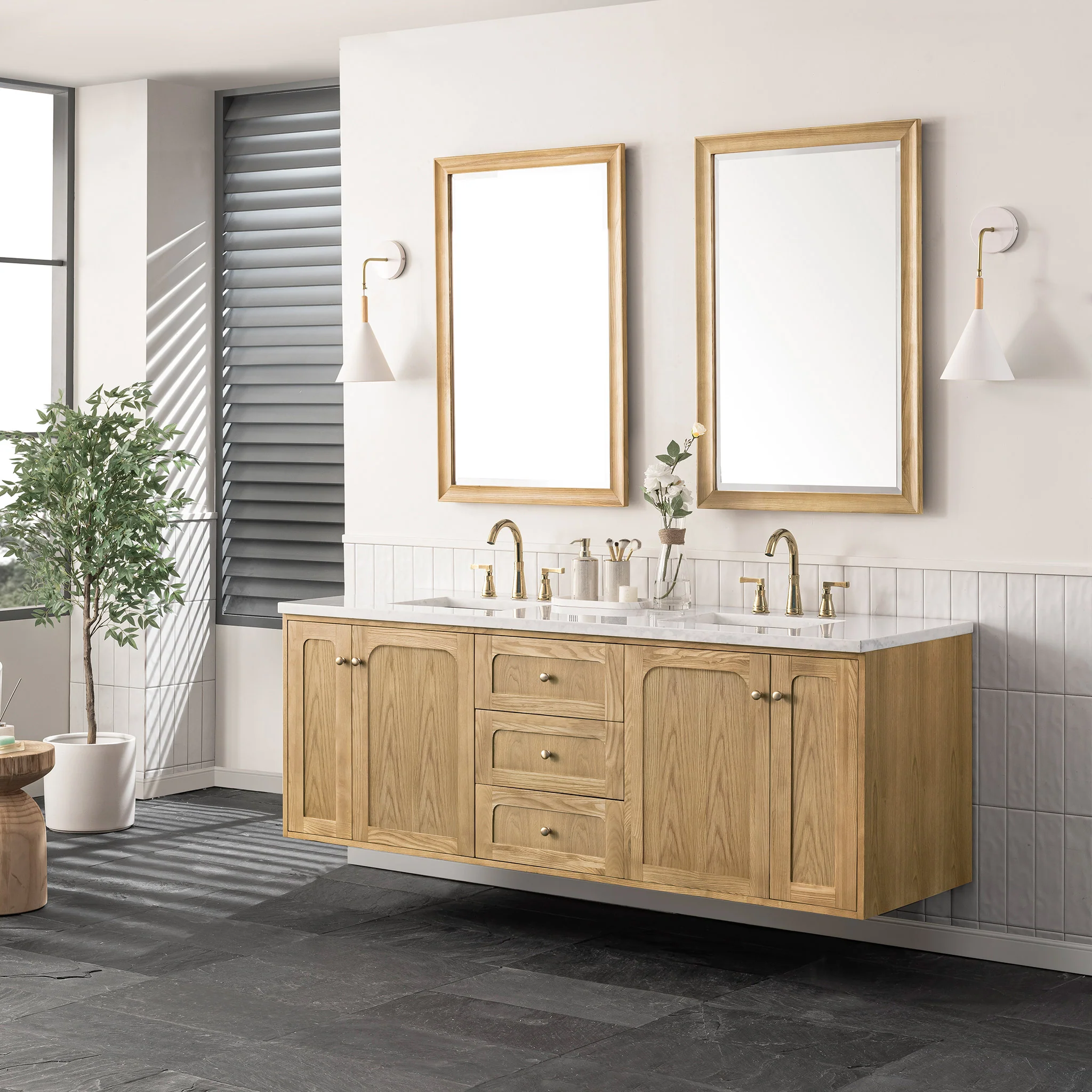 Essen Mid-Century Bathroom Vanity (30"-72") 204 Essen Mid-Century Bathroom Vanity (30"-72")
