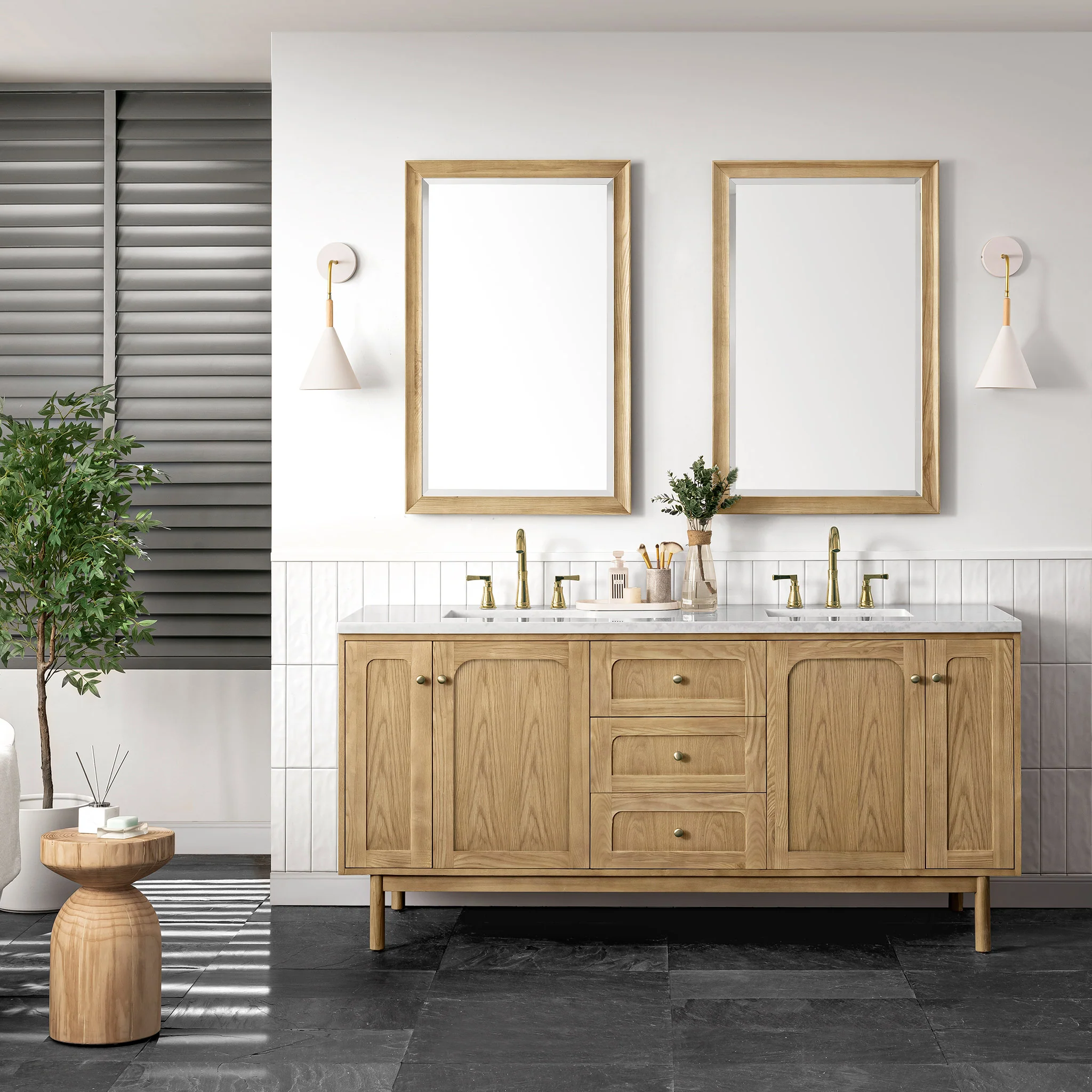 Essen Mid-Century Bathroom Vanity (30"-72") 206 Essen Mid-Century Bathroom Vanity (30"-72")