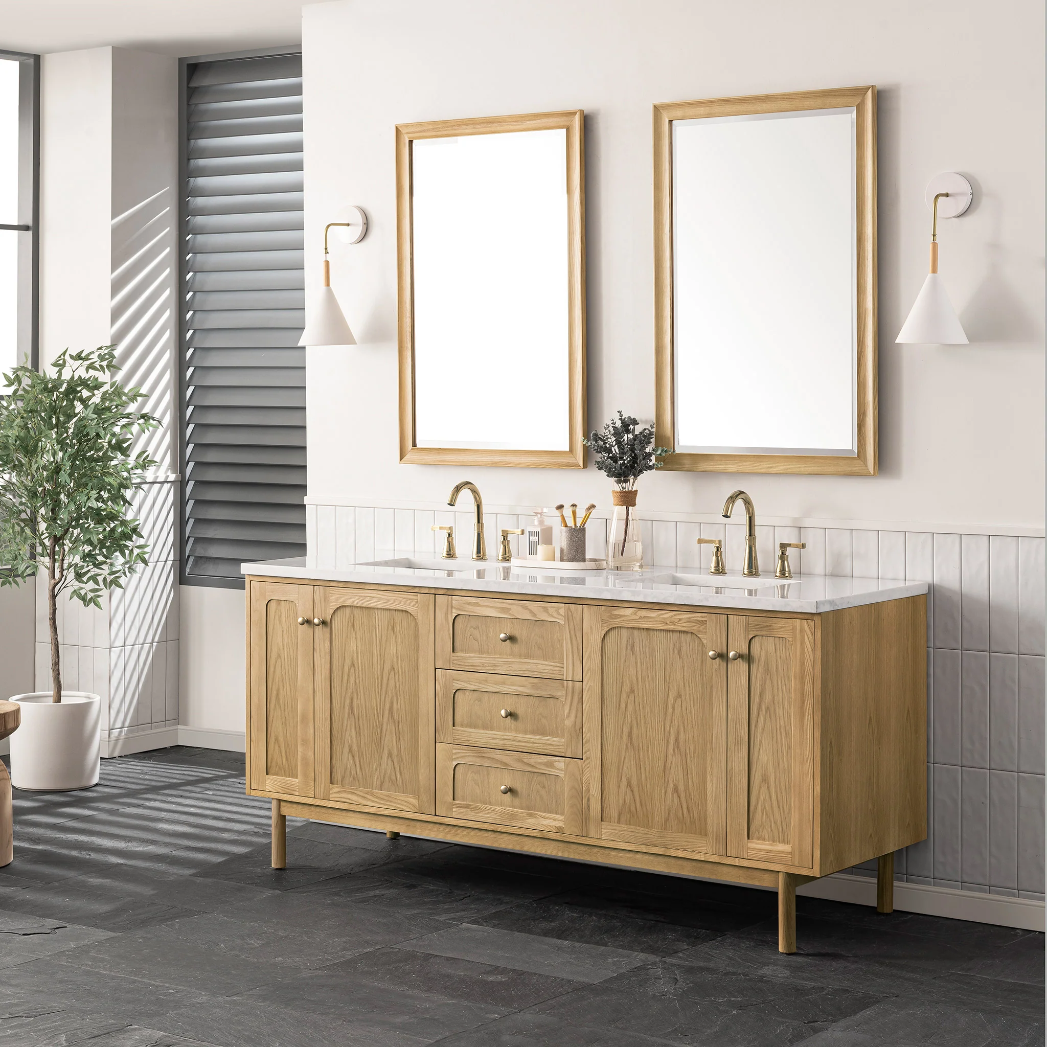 Essen Mid-Century Bathroom Vanity (30"-72") 207 Essen Mid-Century Bathroom Vanity (30"-72")