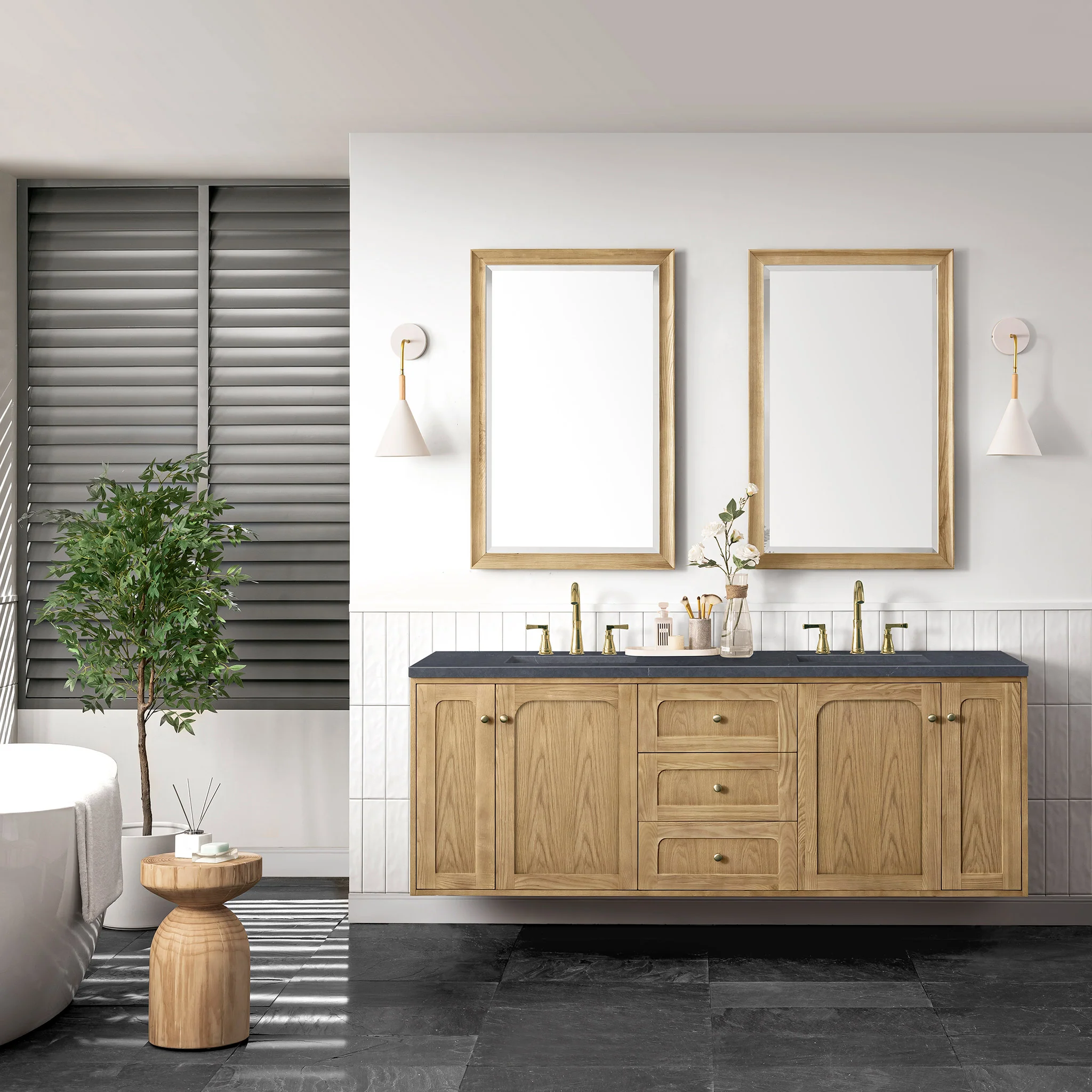 Essen Mid-Century Bathroom Vanity (30"-72") 212 Essen Mid-Century Bathroom Vanity (30"-72")