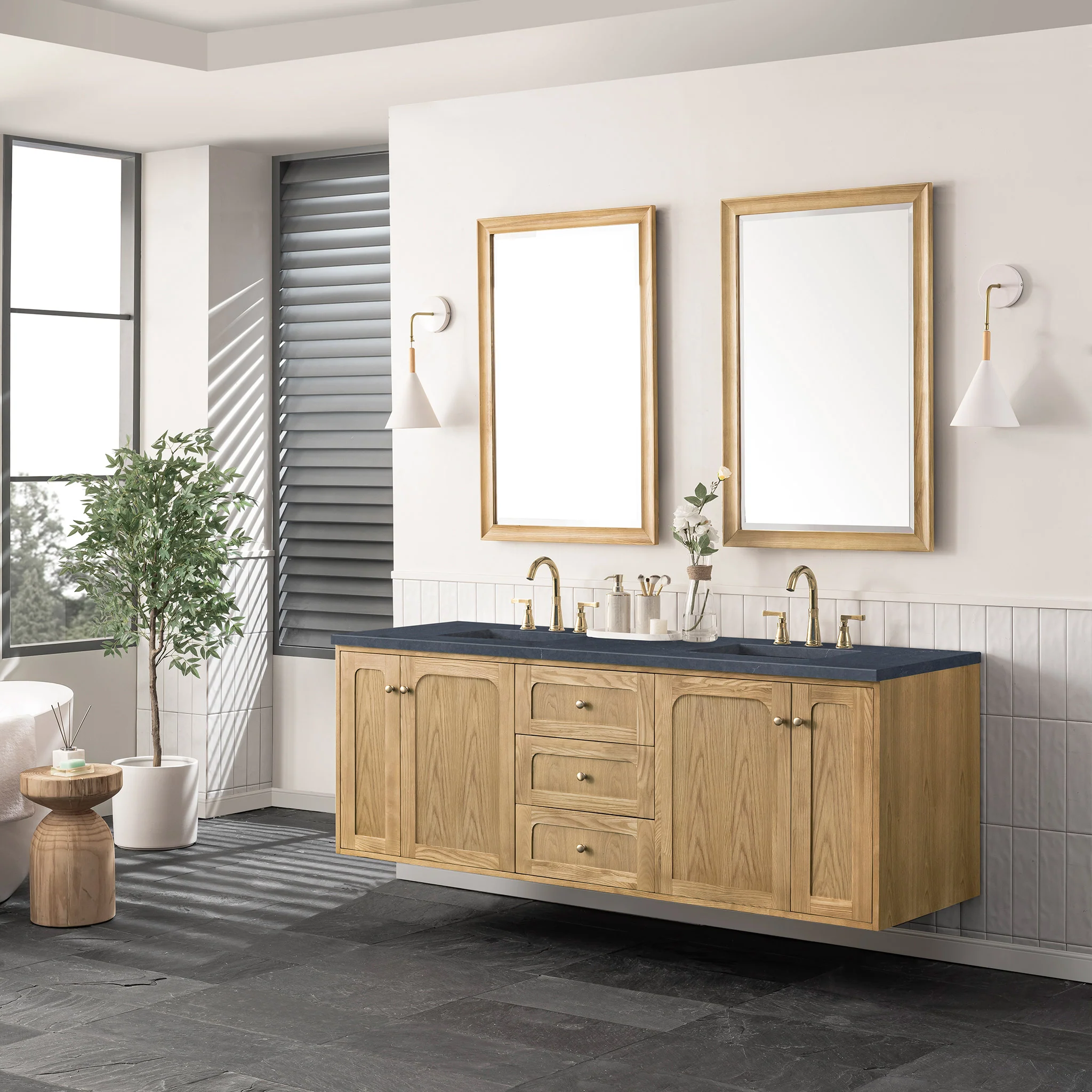 Essen Mid-Century Bathroom Vanity (30"-72") 214 Essen Mid-Century Bathroom Vanity (30"-72")