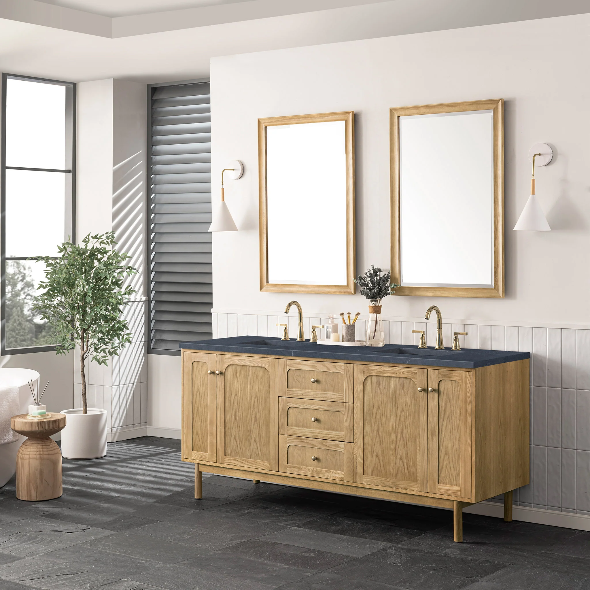 Essen Mid-Century Bathroom Vanity (30"-72") 217 Essen Mid-Century Bathroom Vanity (30"-72")