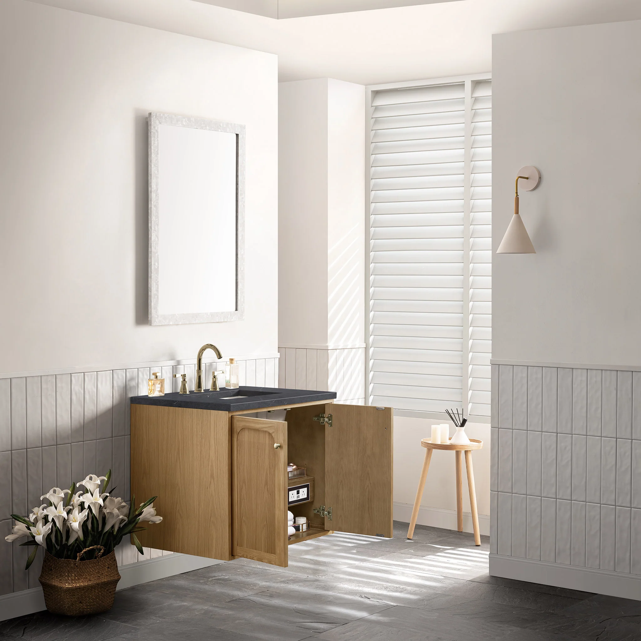 Essen Mid-Century Bathroom Vanity (30"-72") 22 Essen Mid-Century Bathroom Vanity (30"-72")