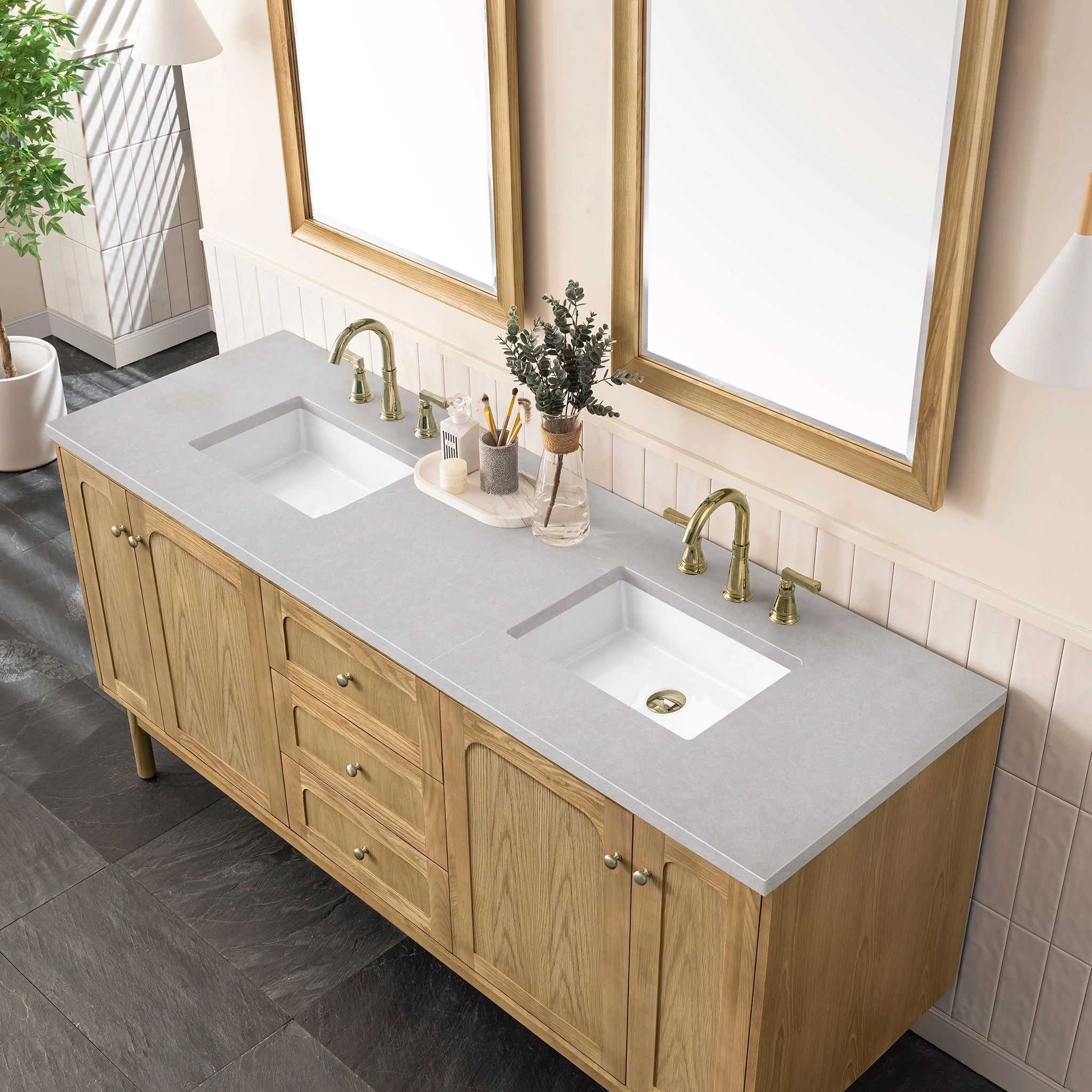 Essen Mid-Century Bathroom Vanity (30"-72") 223 Essen Mid-Century Bathroom Vanity (30"-72")