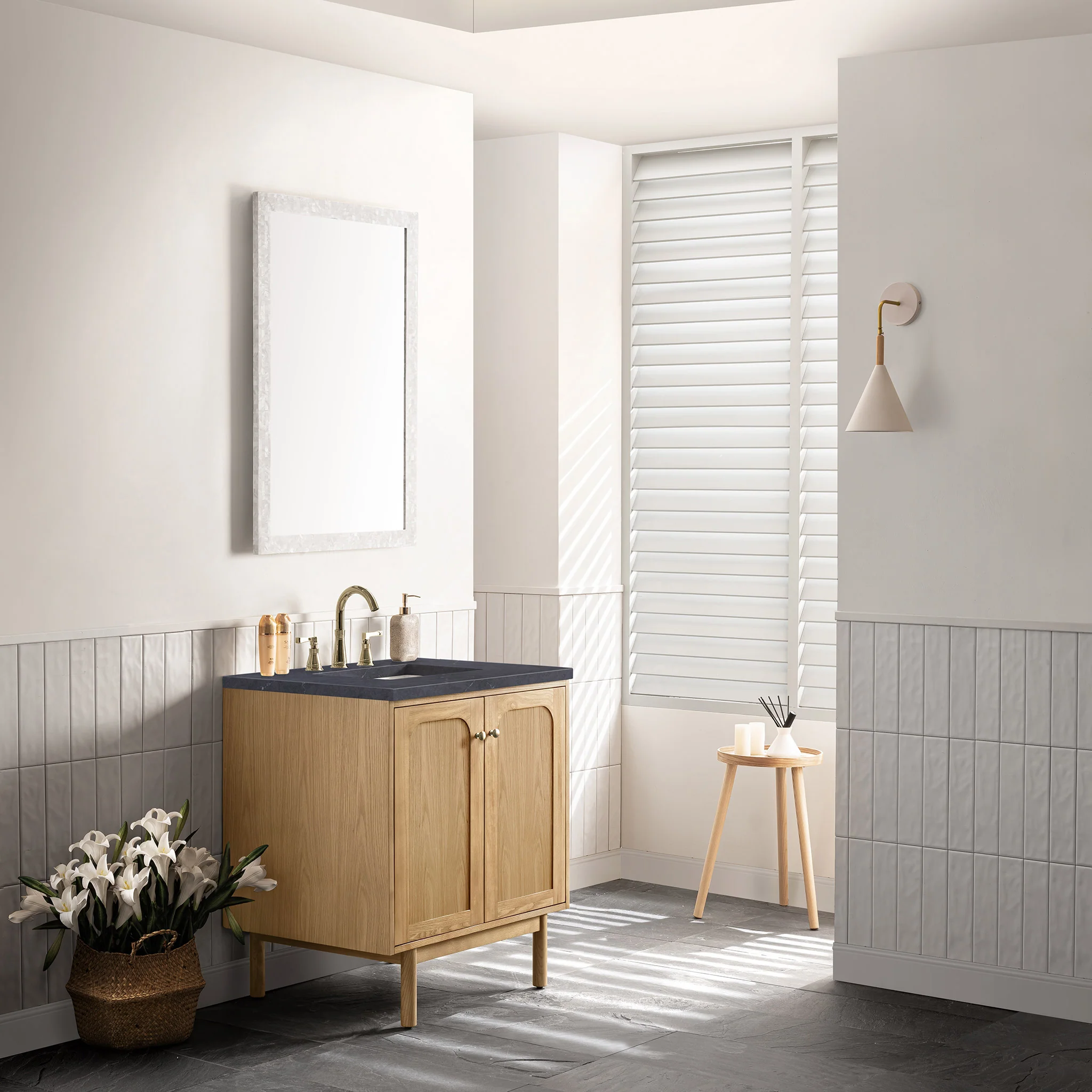 Essen Mid-Century Bathroom Vanity (30"-72") 24 Essen Mid-Century Bathroom Vanity (30"-72")