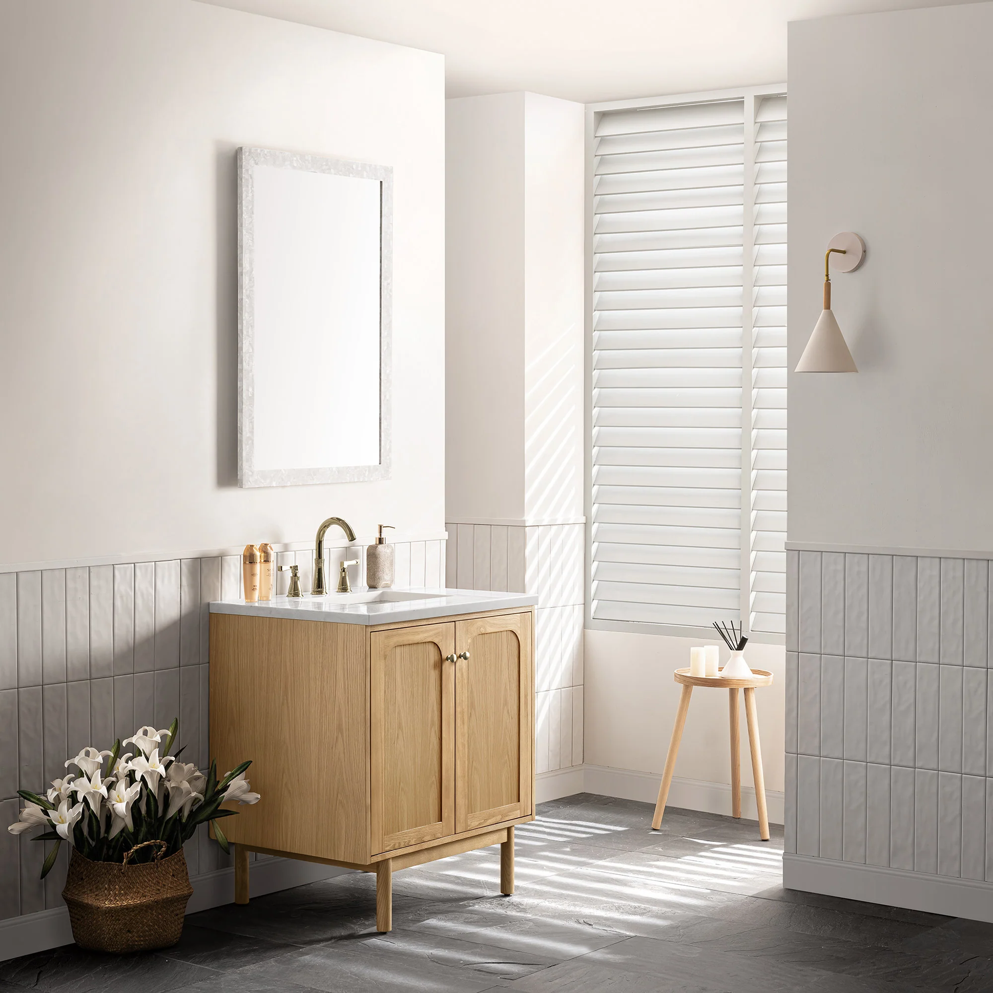 Essen Mid-Century Bathroom Vanity (30"-72") 30 Essen Mid-Century Bathroom Vanity (30"-72")