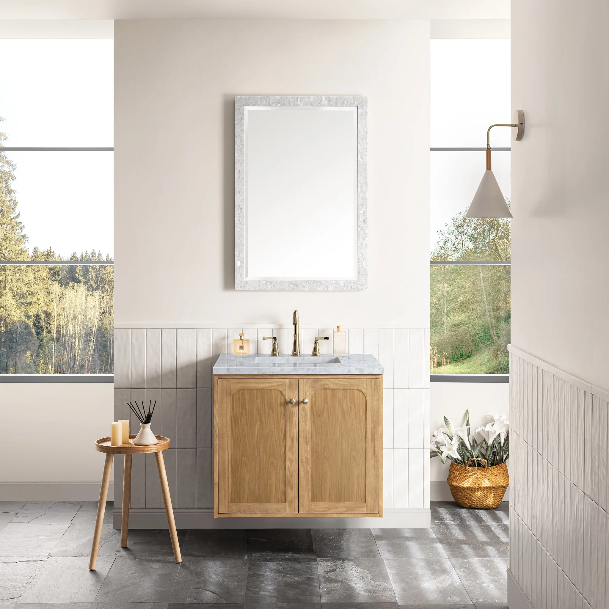 Essen Mid-Century Bathroom Vanity (30"-72") 35 Essen Mid-Century Bathroom Vanity (30"-72")