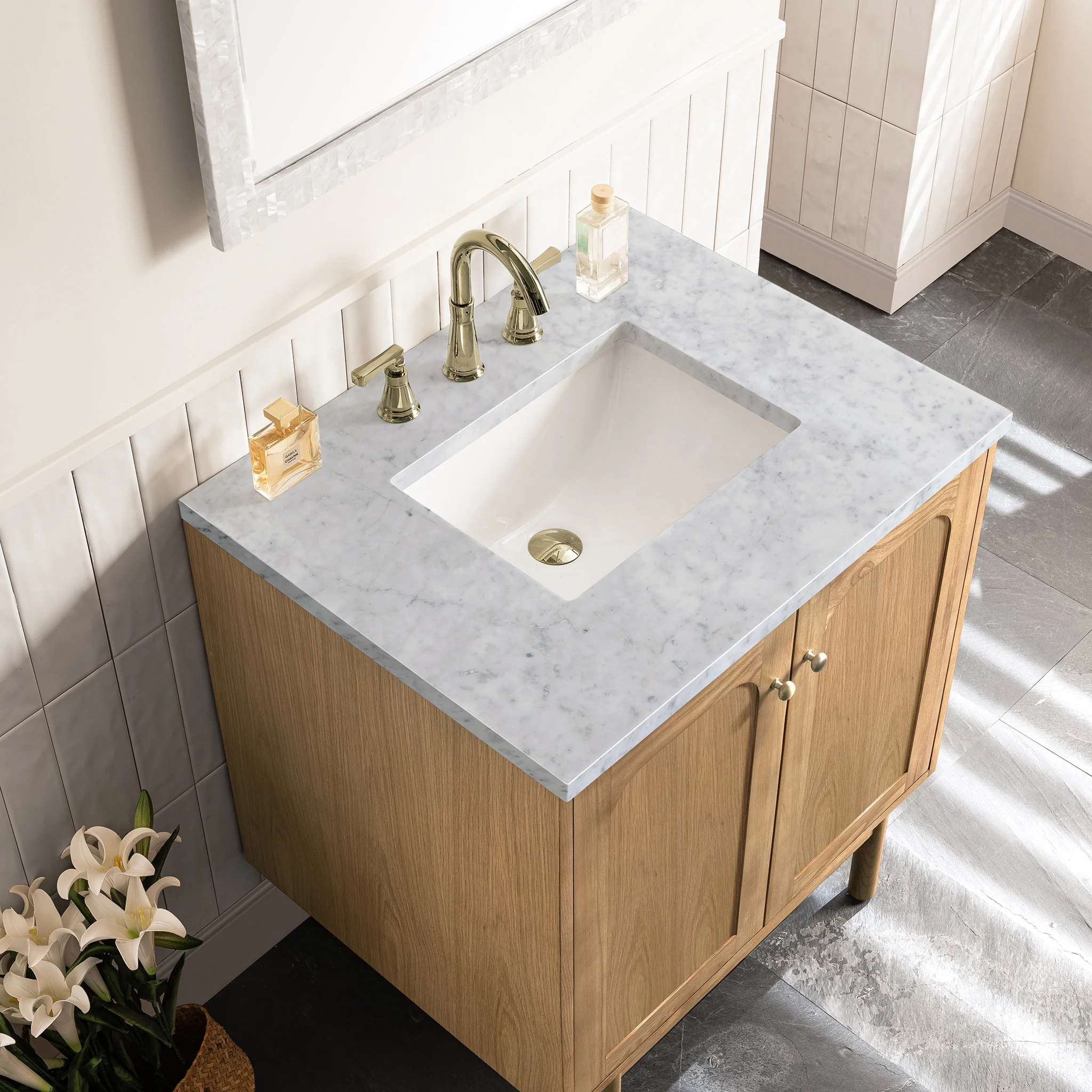 Essen Mid-Century Bathroom Vanity (30"-72") 36 Essen Mid-Century Bathroom Vanity (30"-72")
