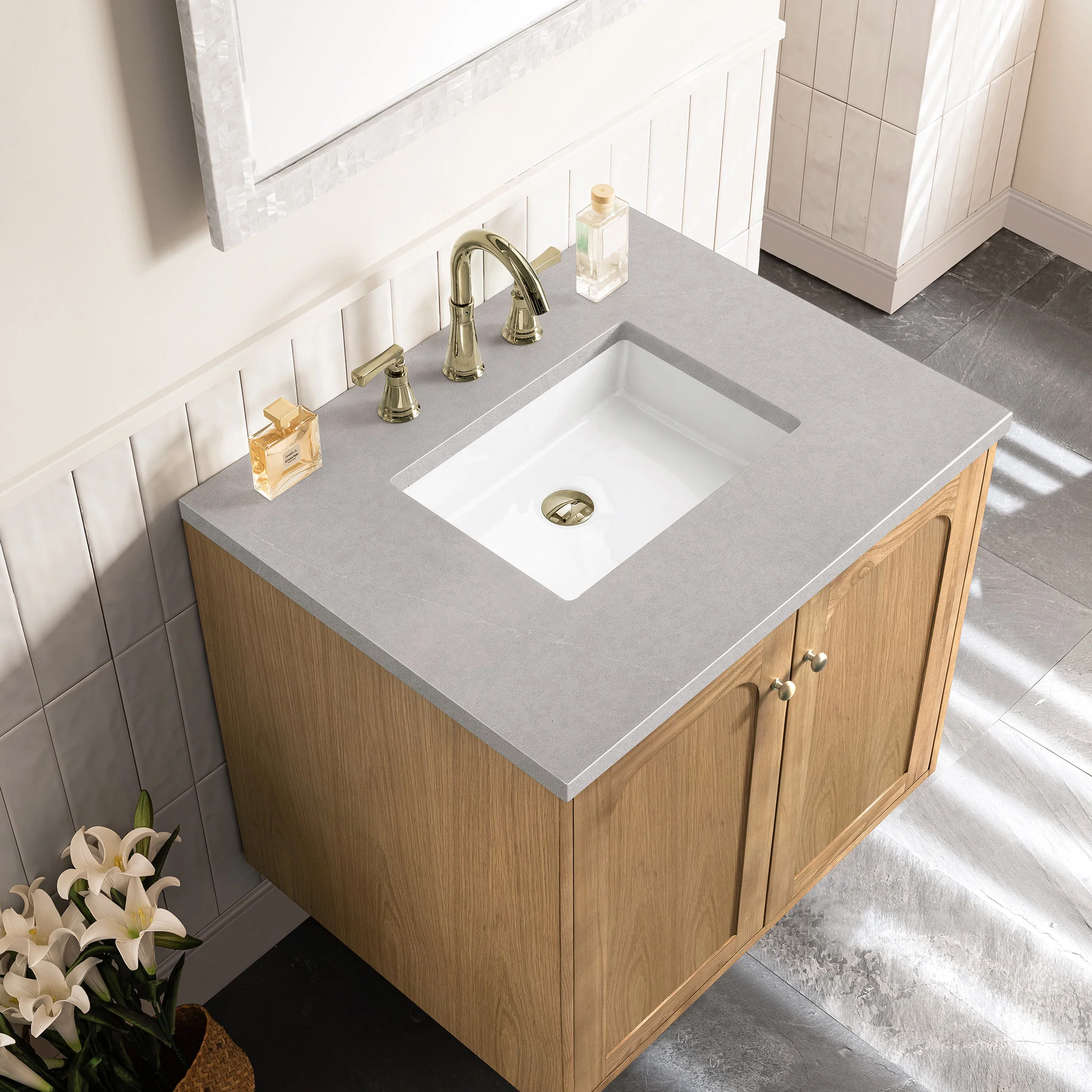 Essen Mid-Century Bathroom Vanity (30"-72") 44 Essen Mid-Century Bathroom Vanity (30"-72")