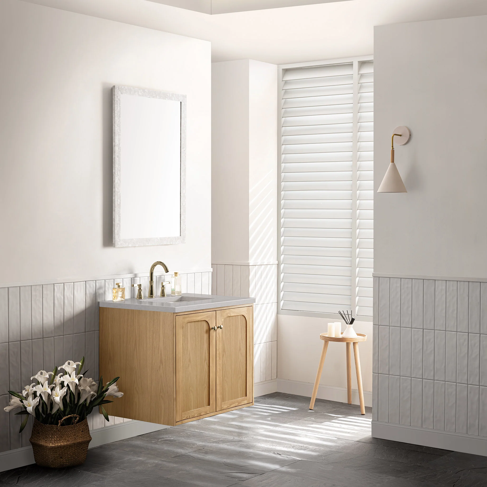 Essen Mid-Century Bathroom Vanity (30"-72") 45 Essen Mid-Century Bathroom Vanity (30"-72")
