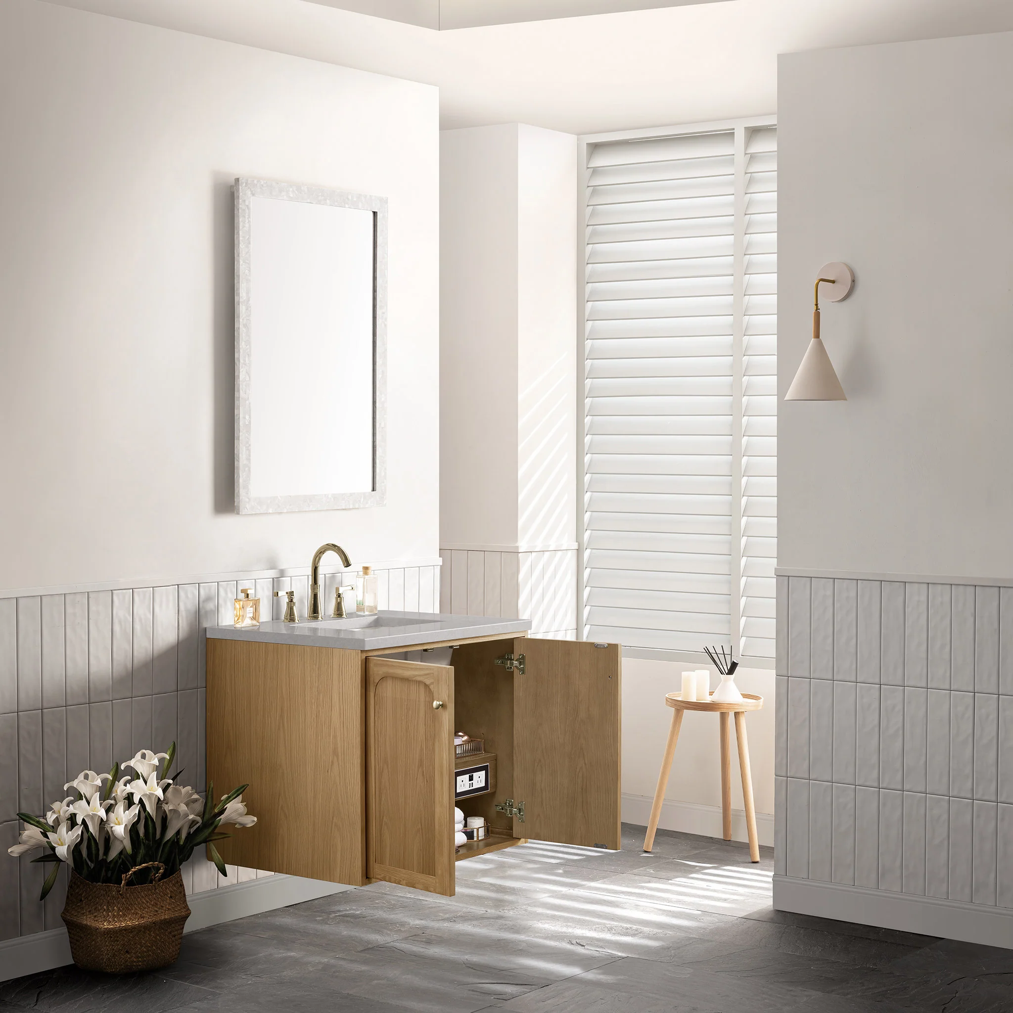 Essen Mid-Century Bathroom Vanity (30"-72") 46 Essen Mid-Century Bathroom Vanity (30"-72")