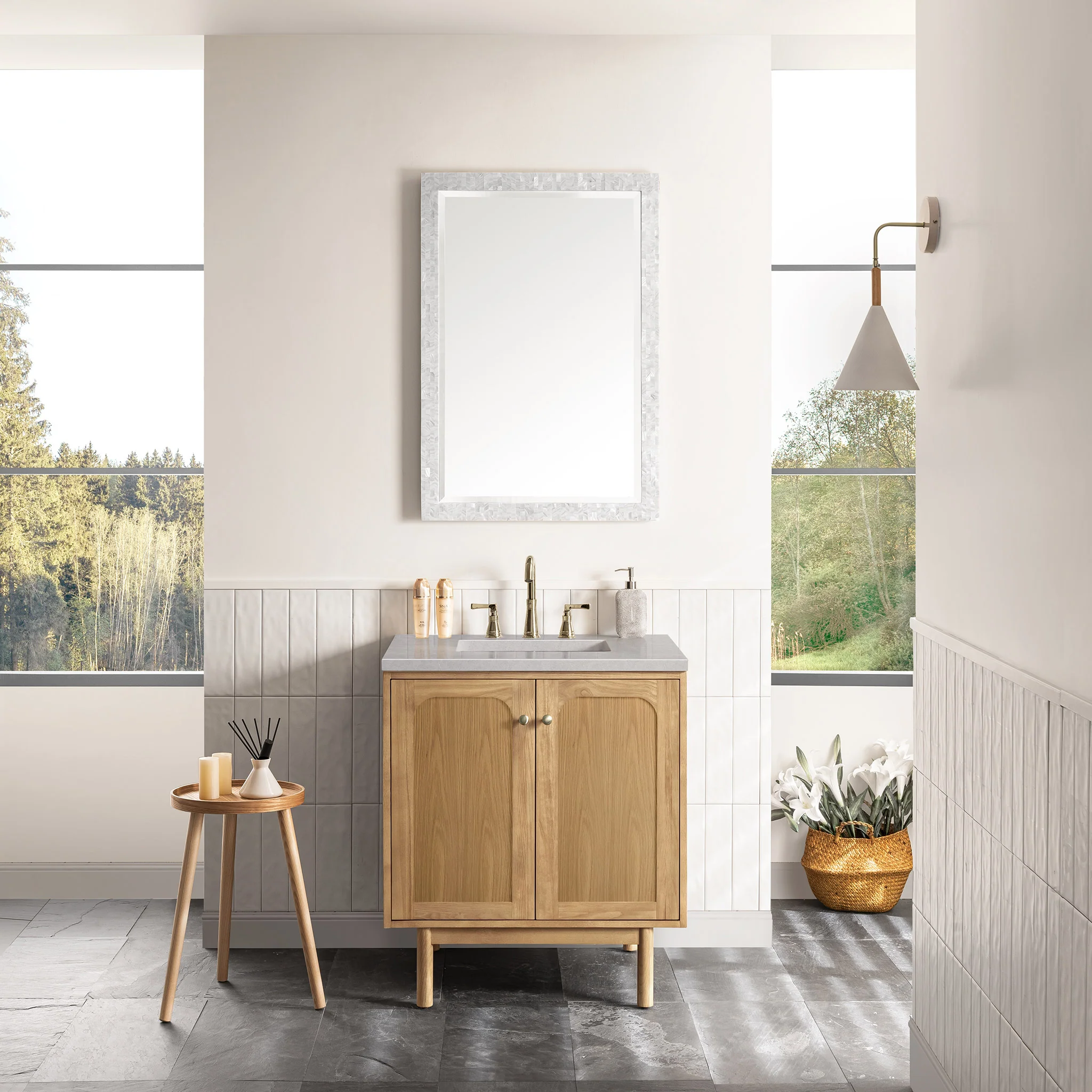 Essen Mid-Century Bathroom Vanity (30"-72") 47 Essen Mid-Century Bathroom Vanity (30"-72")