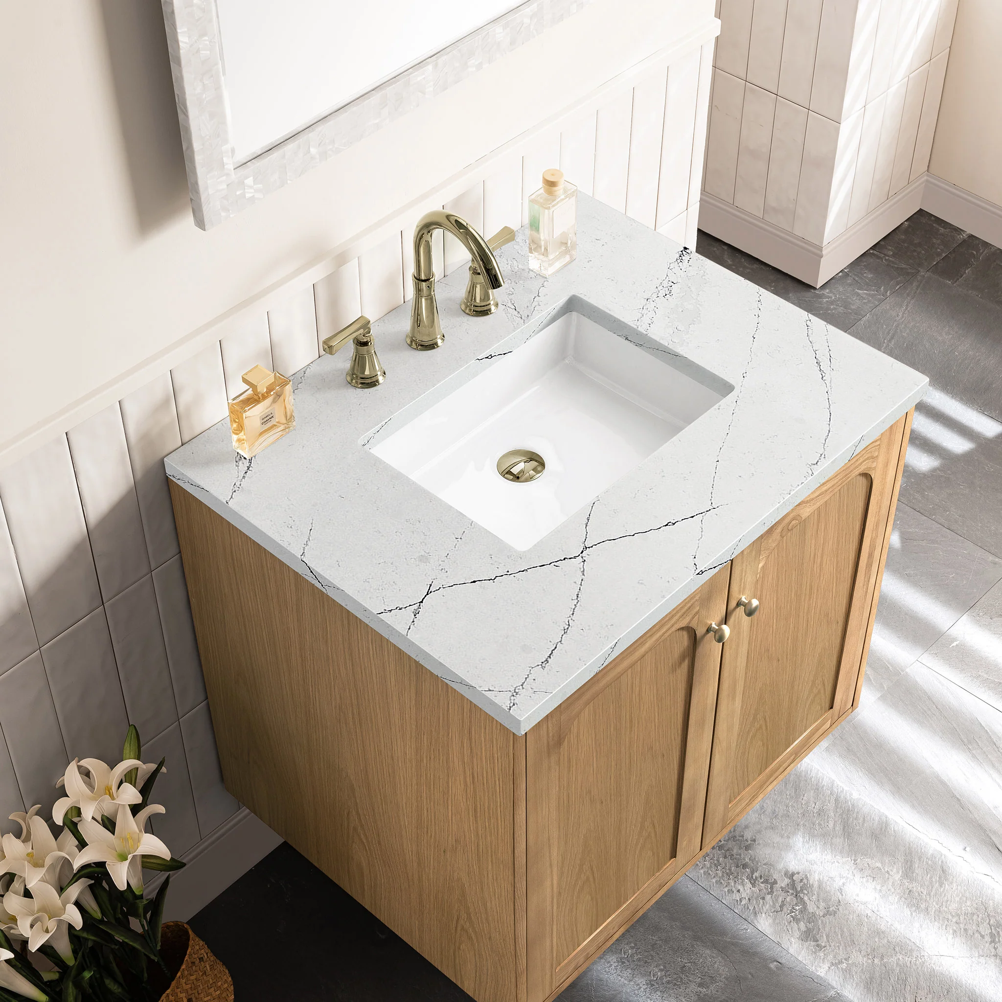 Essen Mid-Century Bathroom Vanity (30"-72") 53 Essen Mid-Century Bathroom Vanity (30"-72")