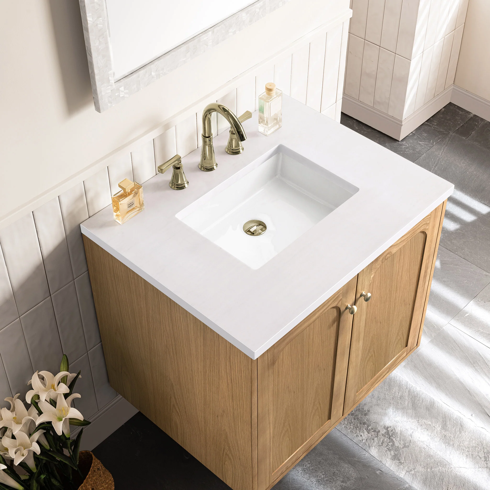 Essen Mid-Century Bathroom Vanity (30"-72") 61 Essen Mid-Century Bathroom Vanity (30"-72")