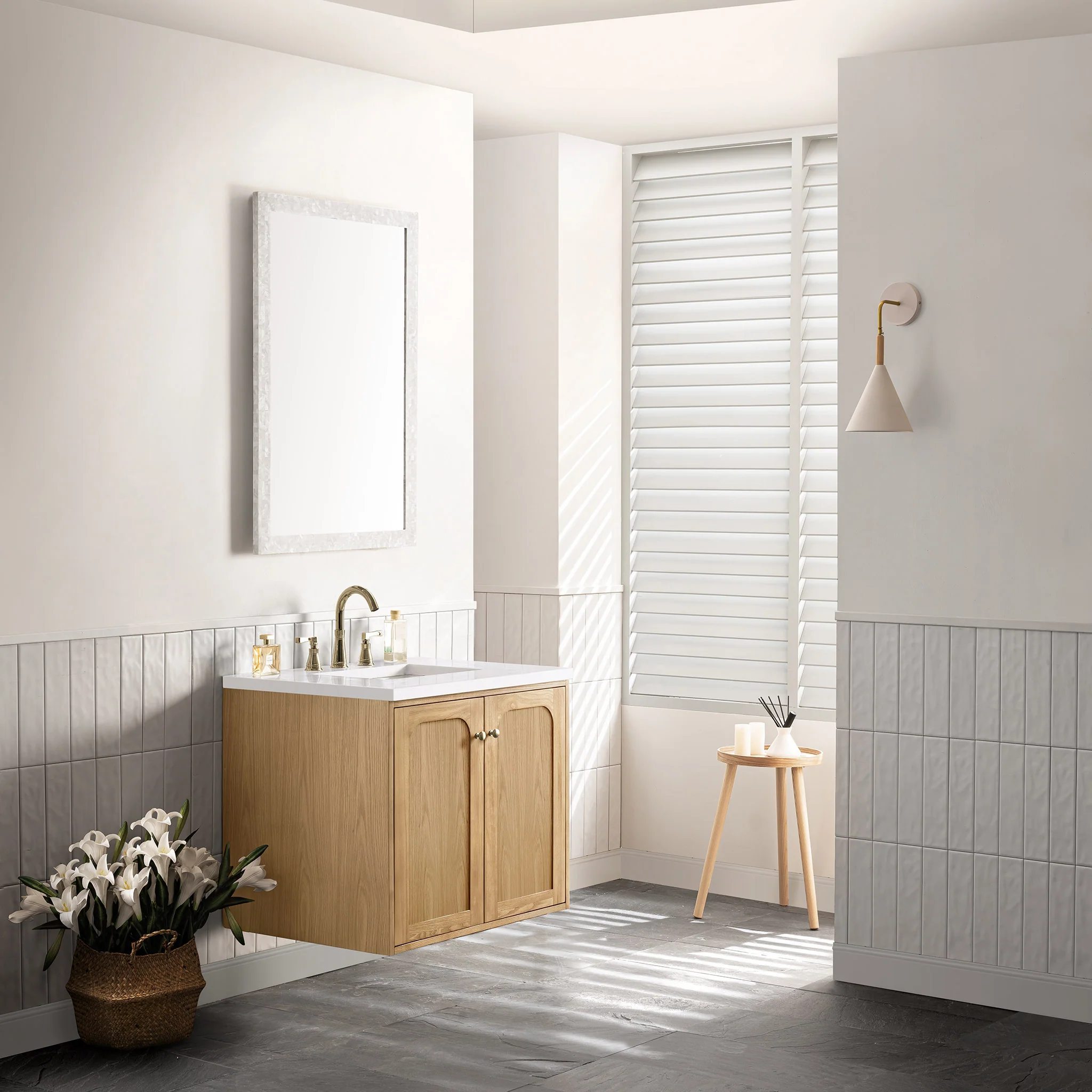 Essen Mid-Century Bathroom Vanity (30"-72") 62 Essen Mid-Century Bathroom Vanity (30"-72")
