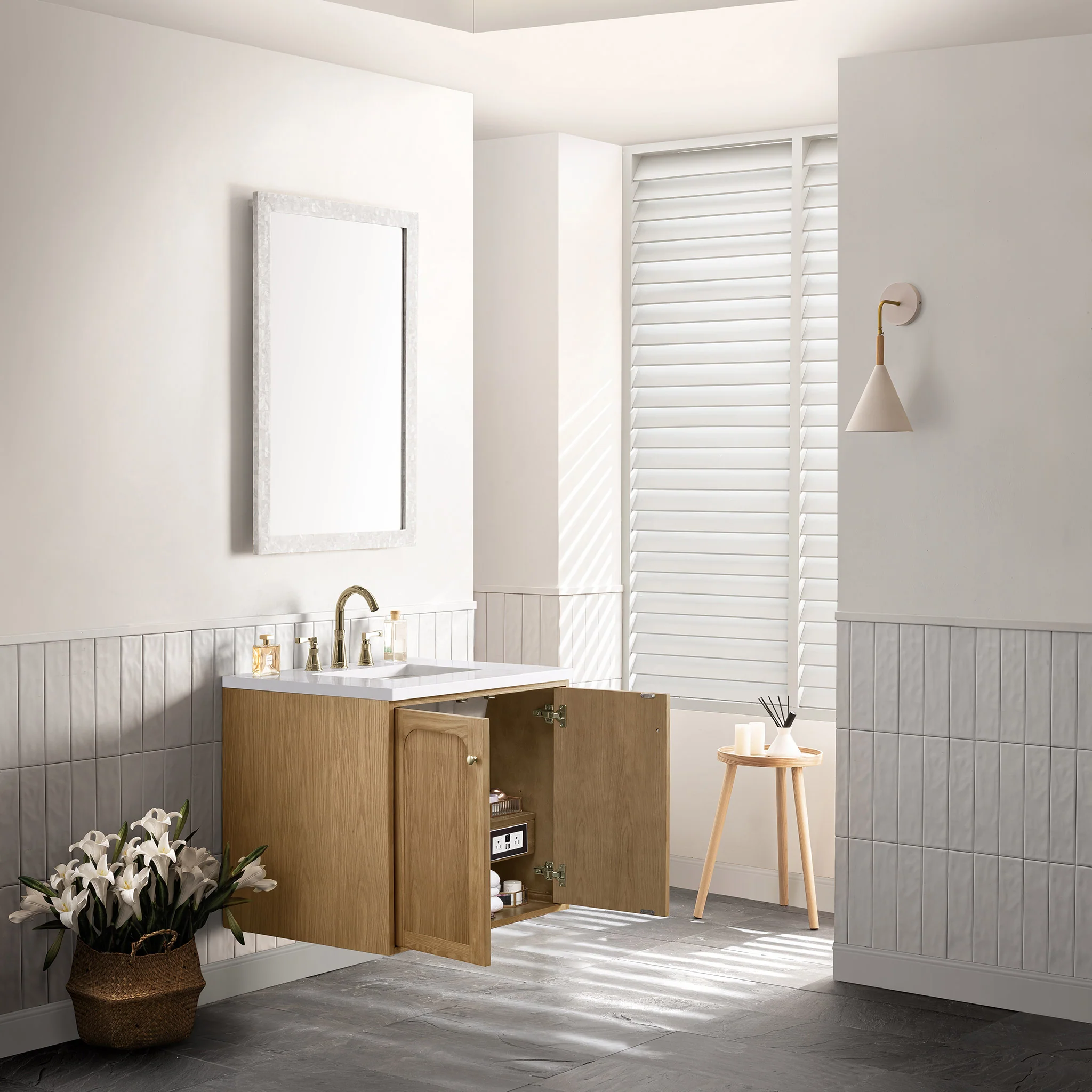 Essen Mid-Century Bathroom Vanity (30"-72") 63 Essen Mid-Century Bathroom Vanity (30"-72")