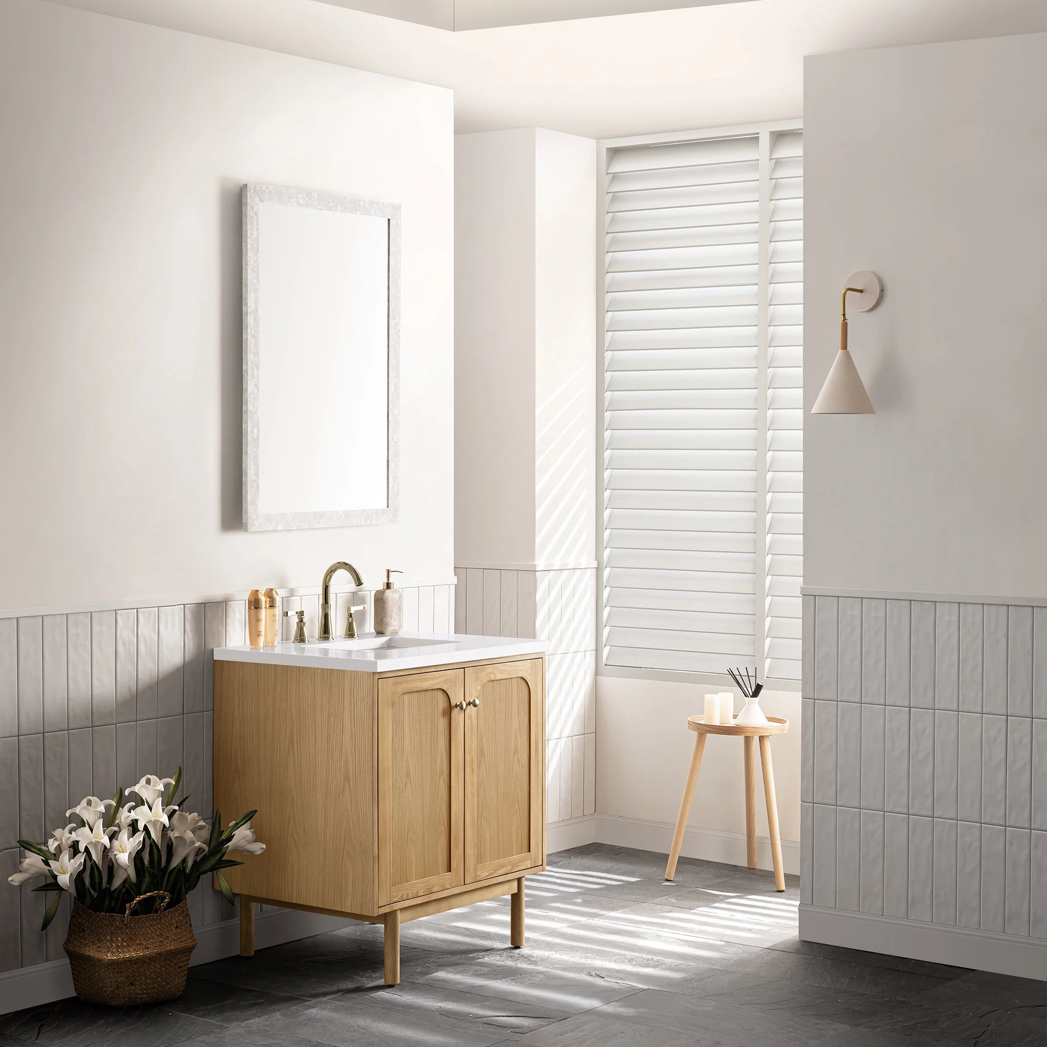 Essen Mid-Century Bathroom Vanity (30"-72") 64 Essen Mid-Century Bathroom Vanity (30"-72")