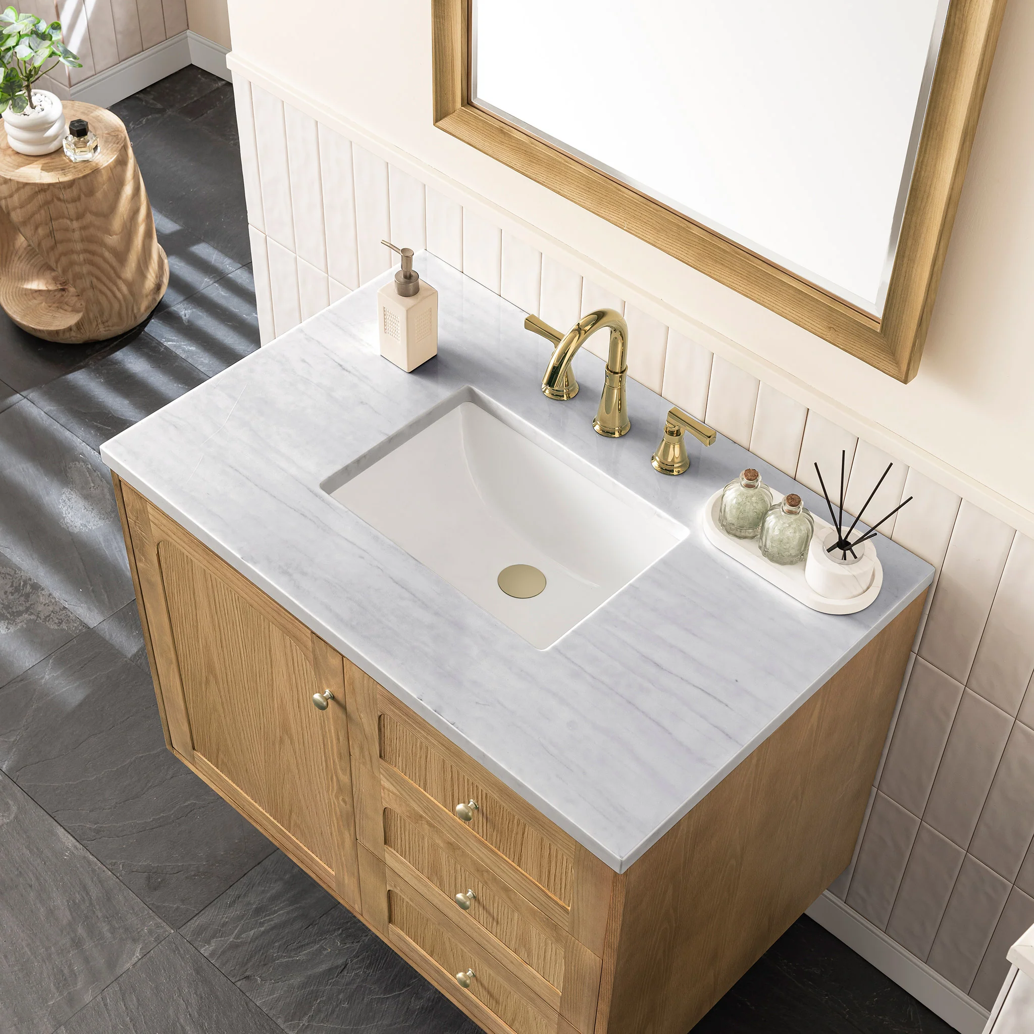 Essen Mid-Century Bathroom Vanity (30"-72") 74 Essen Mid-Century Bathroom Vanity (30"-72")