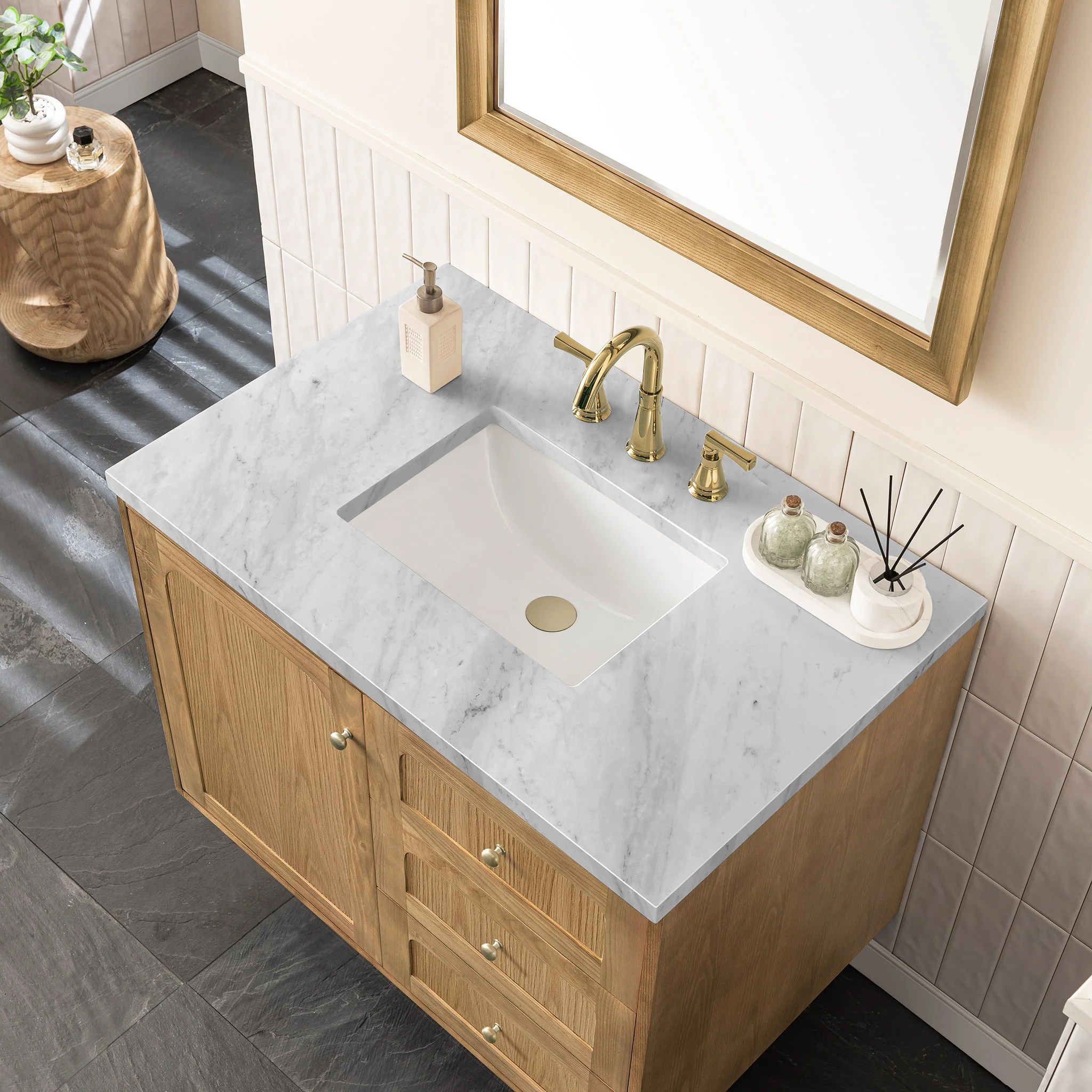 Essen Mid-Century Bathroom Vanity (30"-72") 82 Essen Mid-Century Bathroom Vanity (30"-72")