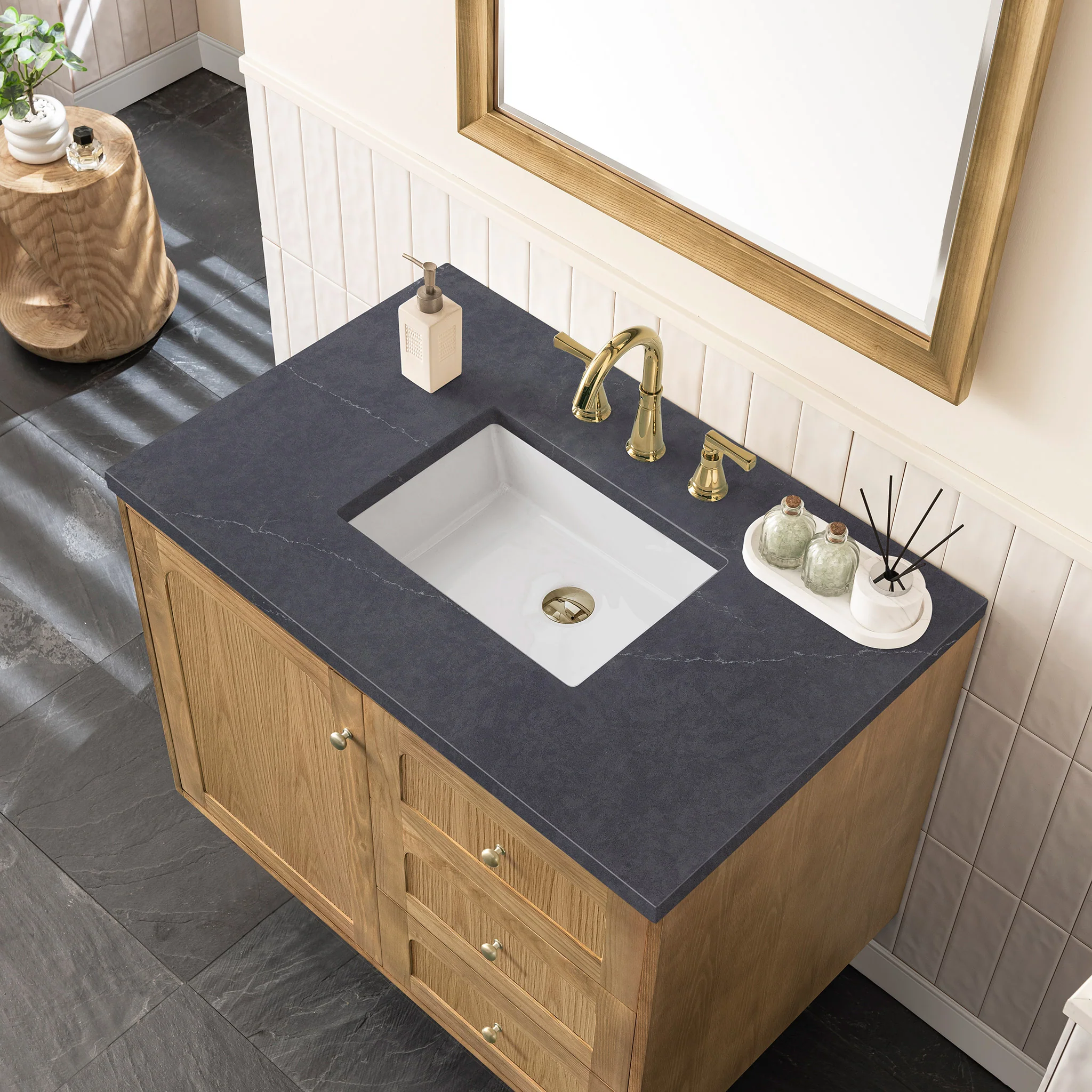 Essen Mid-Century Bathroom Vanity (30"-72") 90 Essen Mid-Century Bathroom Vanity (30"-72")