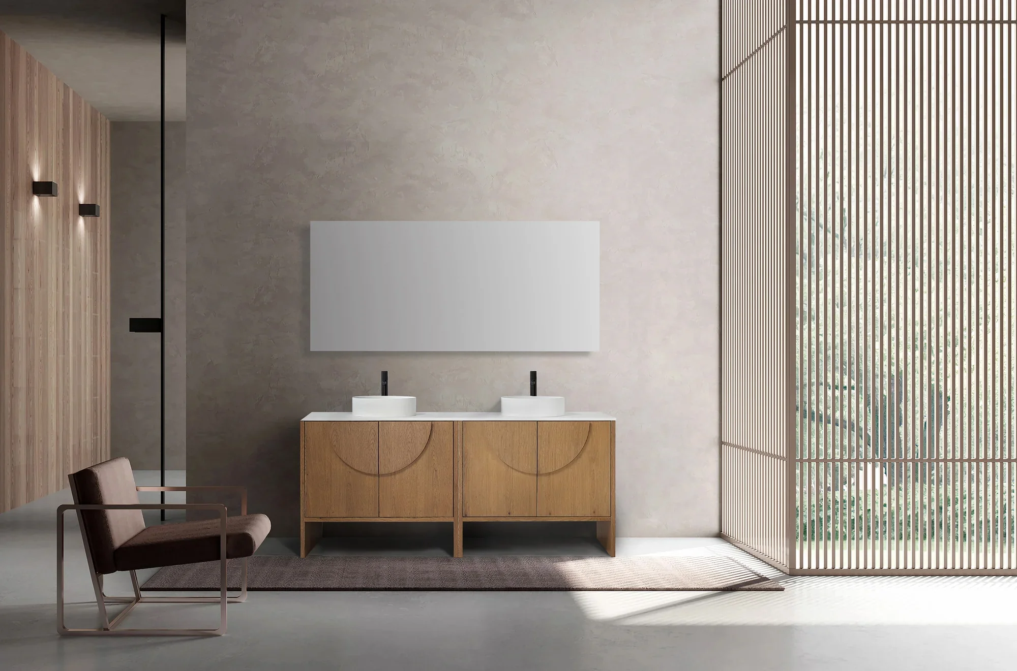 Eli Oriental Modern Vanity (36"-72") 25 Eli Oriental Modern Vanity (36"-72")