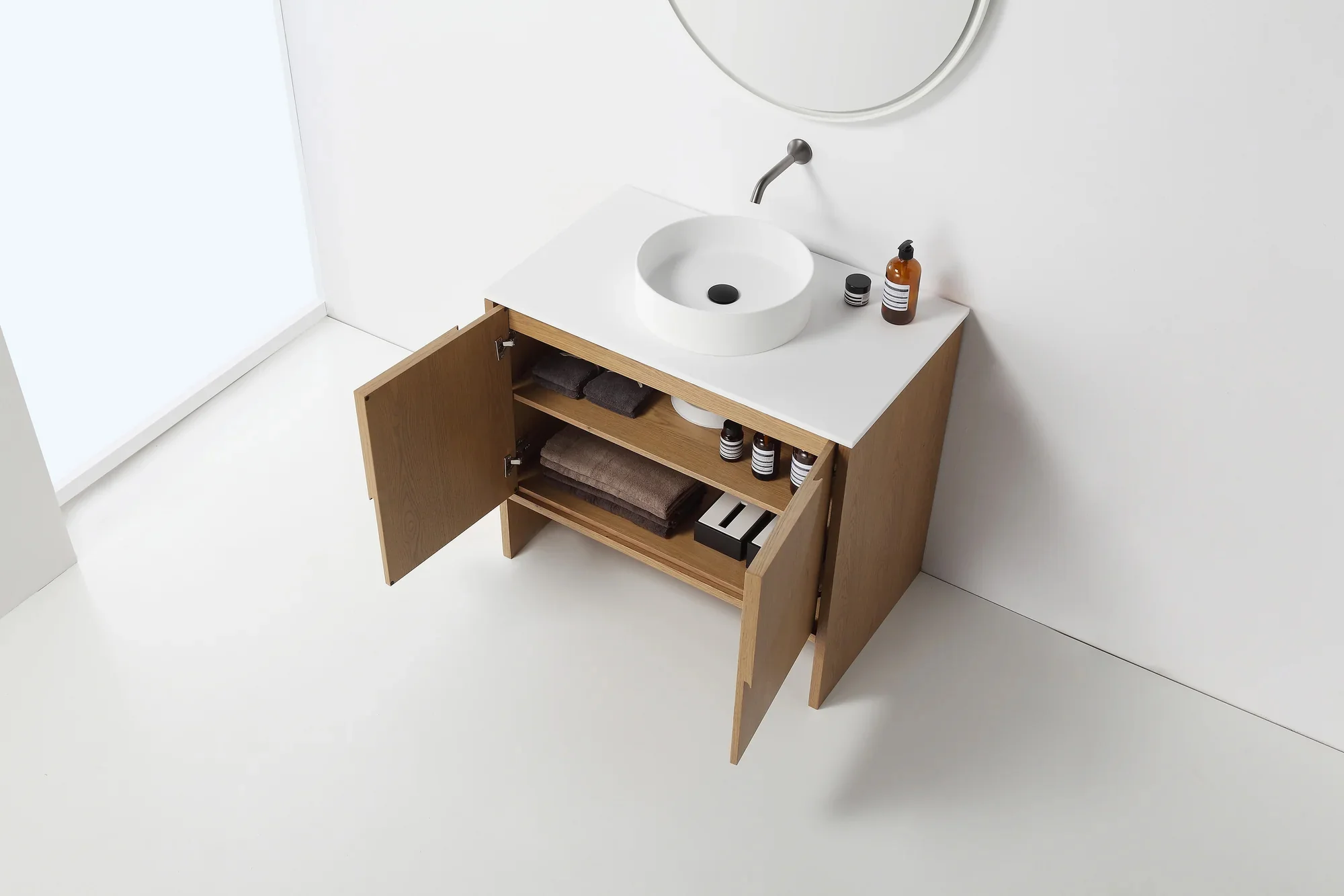 Eli Oriental Modern Vanity (36"-72") 7 Eli Oriental Modern Vanity (36"-72")
