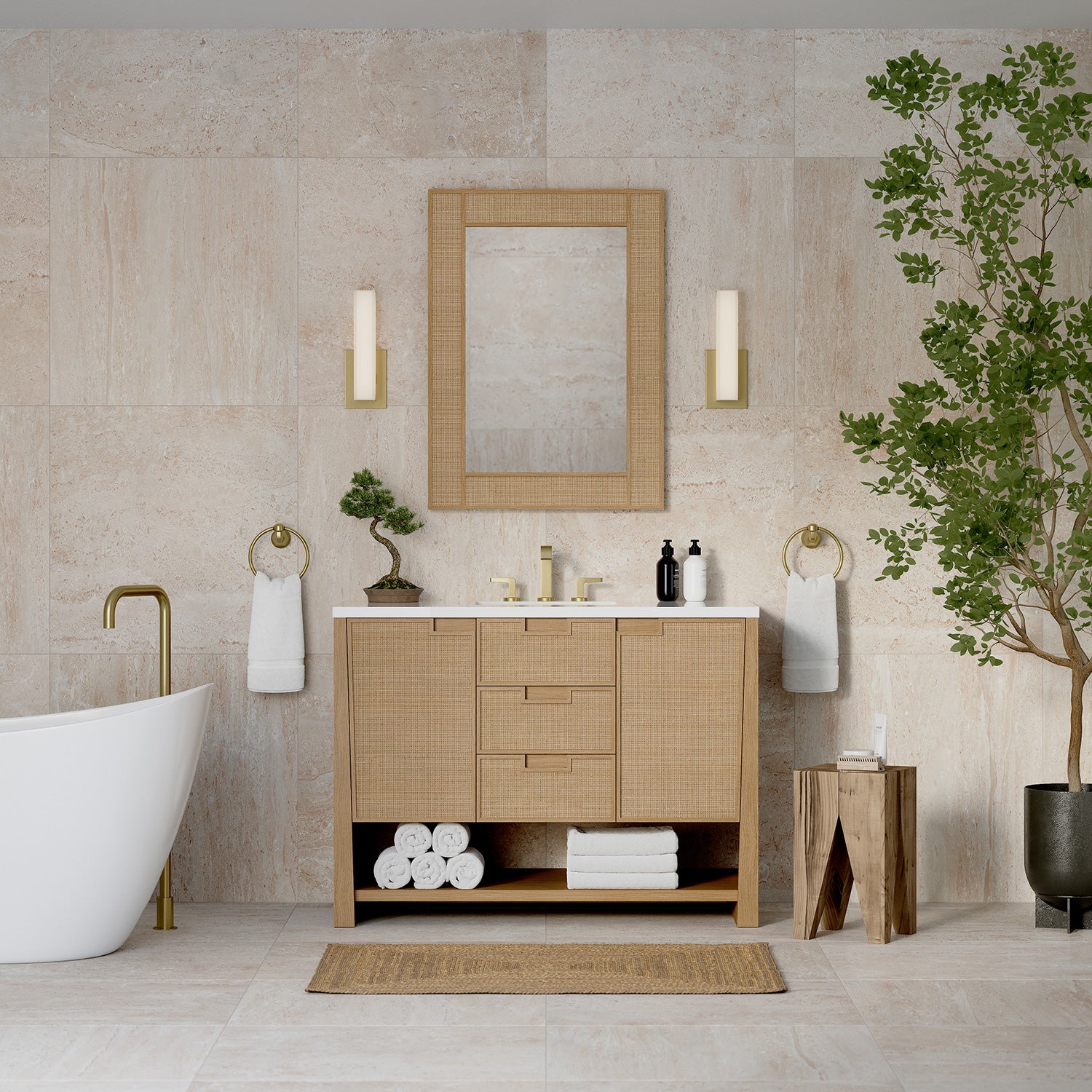 Tresse Modern Vanity (36"-72") 120 Tresse Modern Vanity (36"-72")