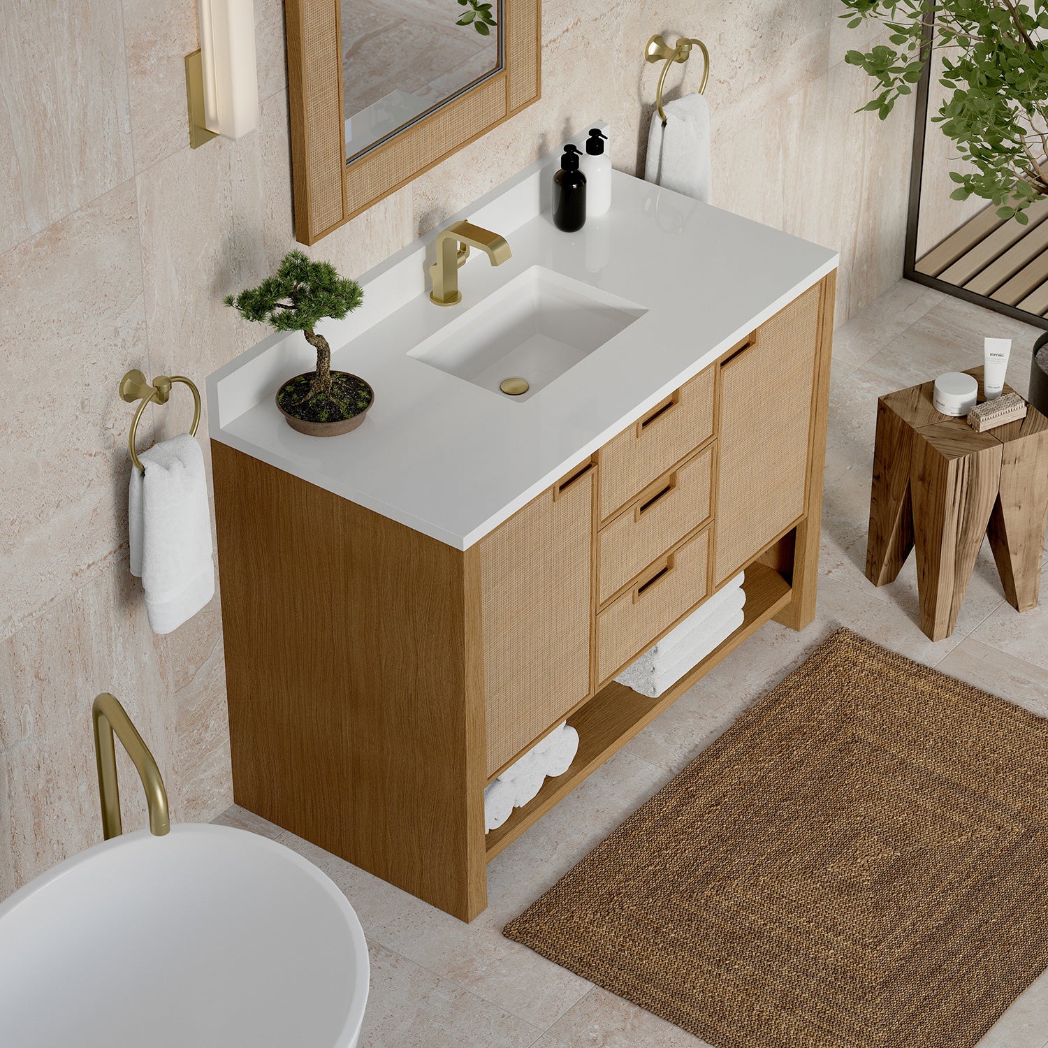 Tresse Modern Vanity (36"-72") 130 Tresse Modern Vanity (36"-72")