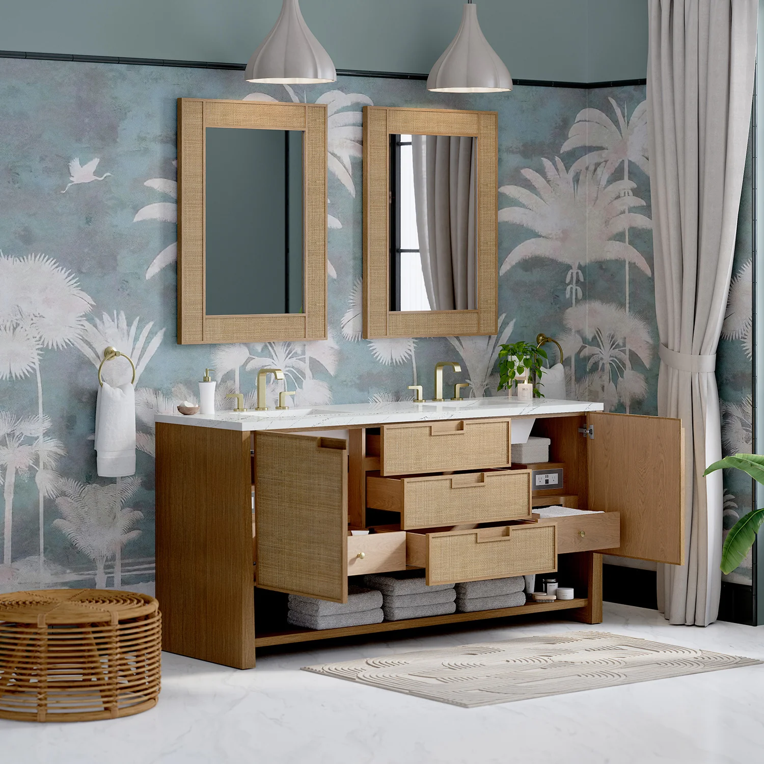 Tresse Modern Vanity (36"-72") 175 Tresse Modern Vanity (36"-72")