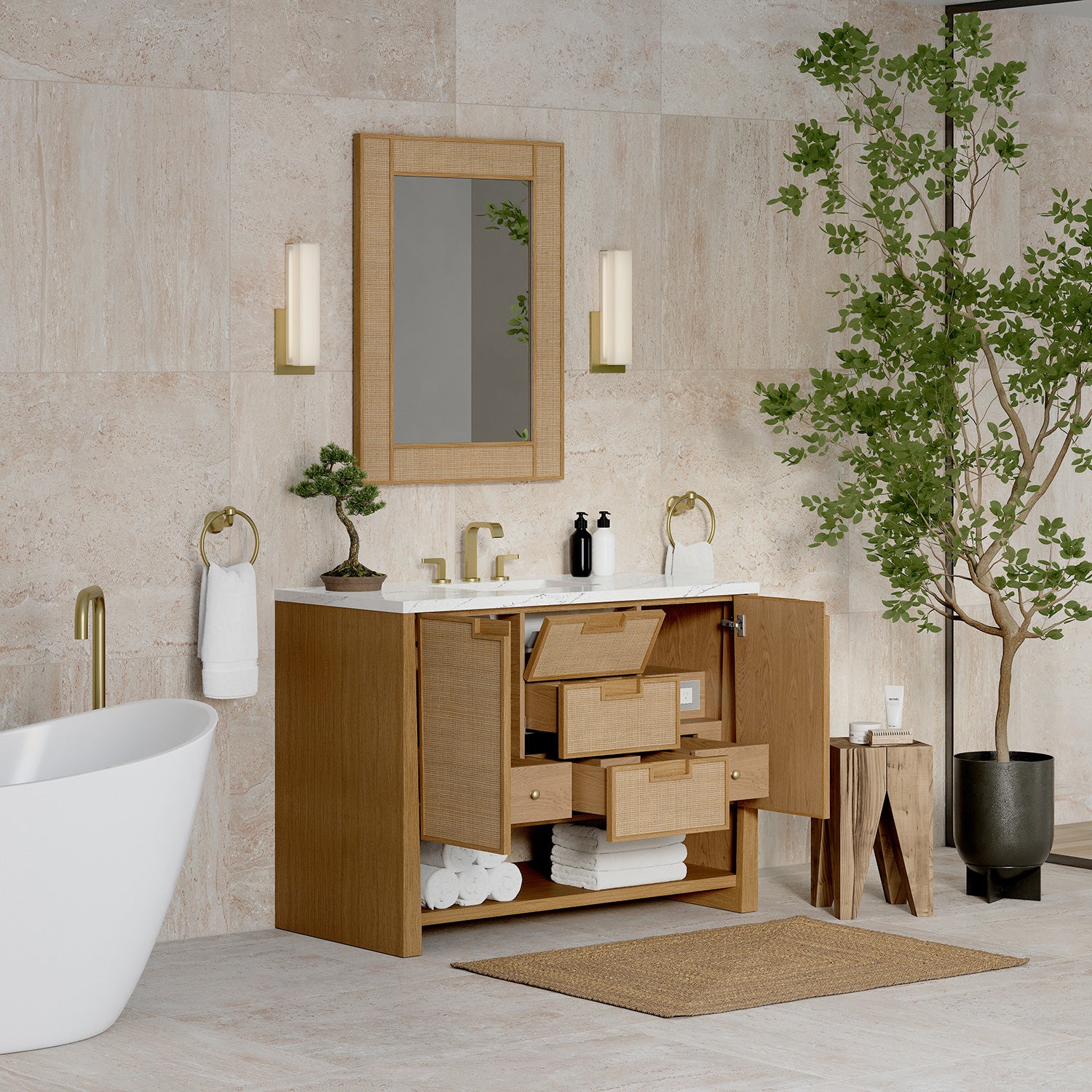 Tresse Modern Vanity (36"-72") 4 Tresse Modern Vanity (36"-72")
