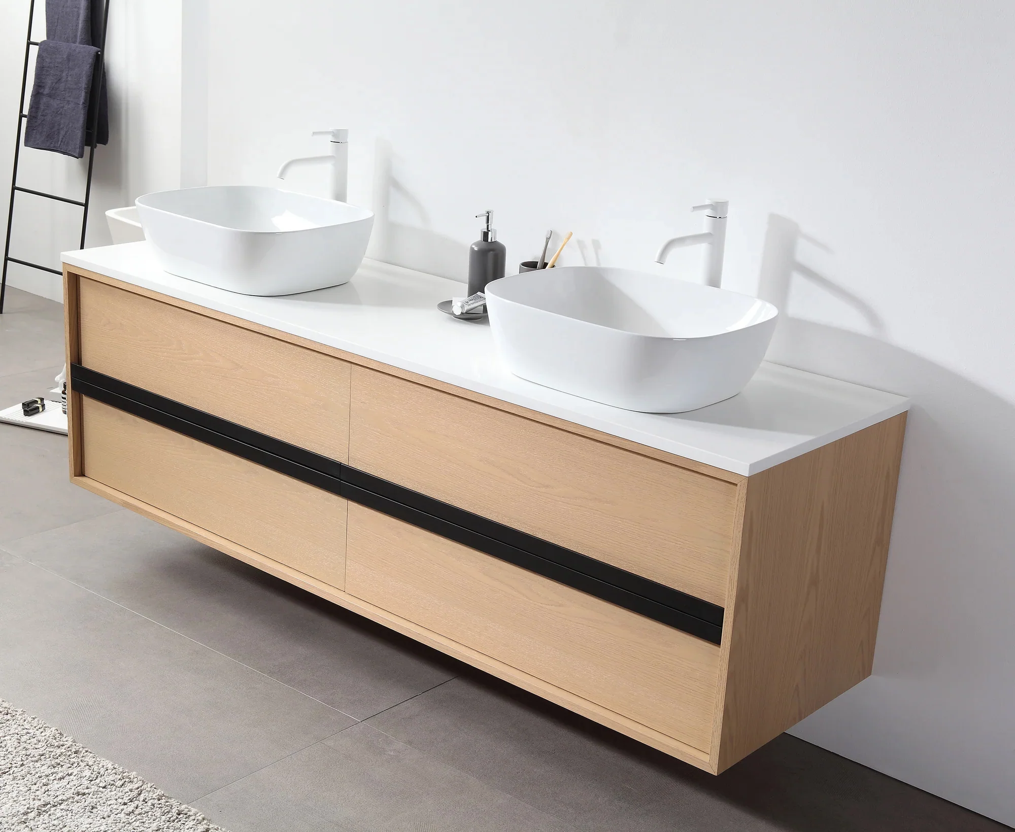 Cambria Floating Vanity (55"-72") 17 Cambria Floating Vanity (55"-72")