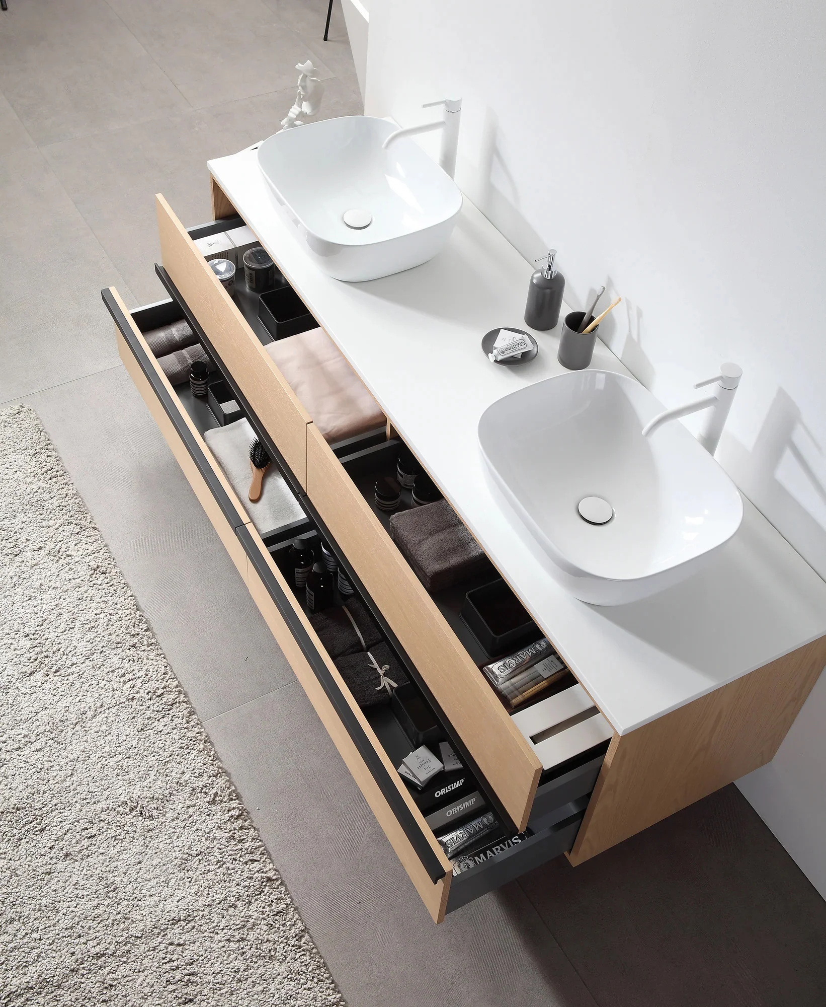 Cambria Floating Vanity (55"-72") 18 Cambria Floating Vanity (55"-72")