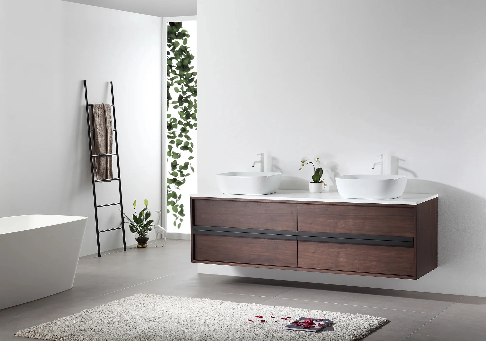 Cambria Floating Vanity (55"-72") 24 Cambria Floating Vanity (55"-72")