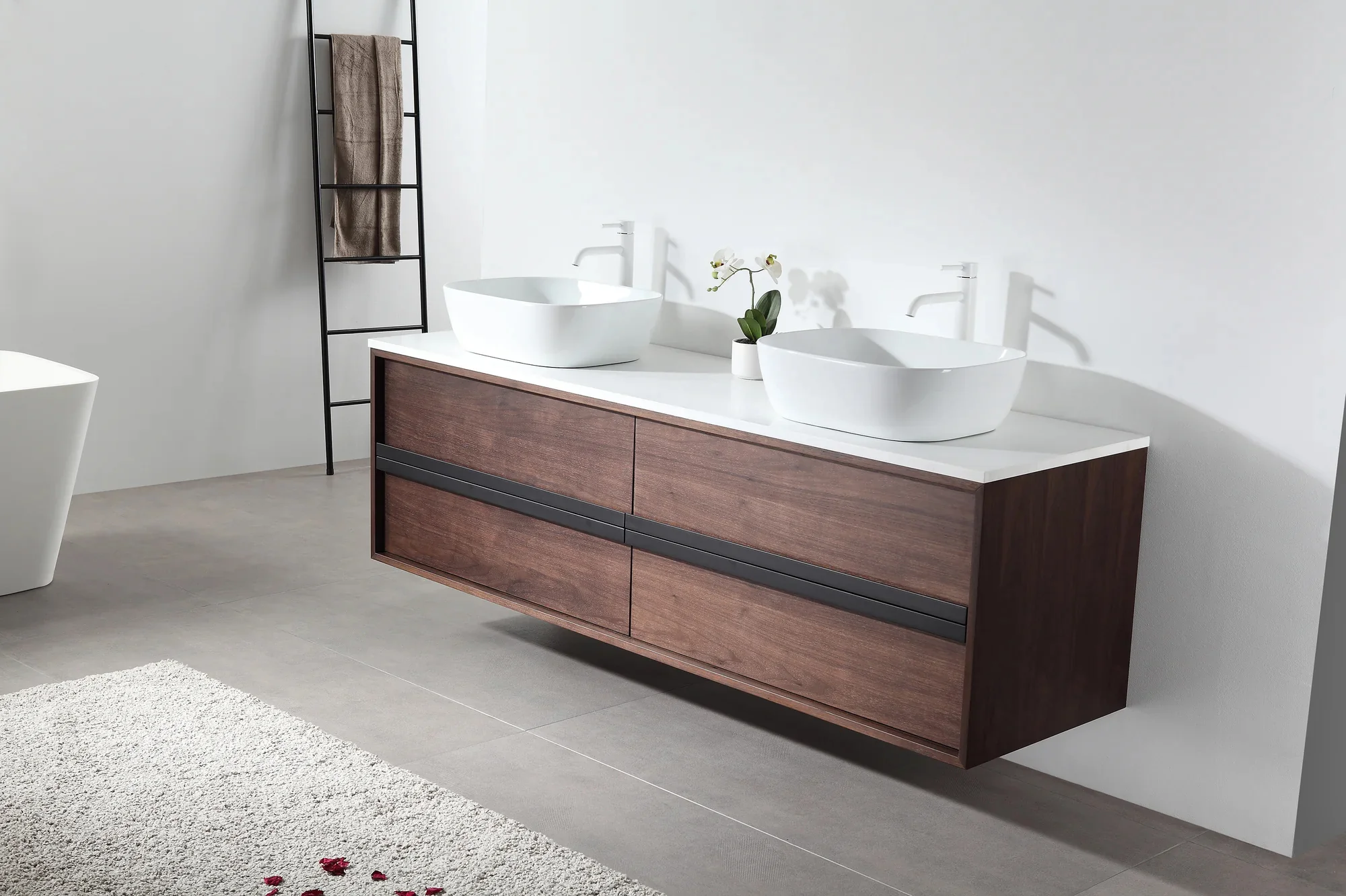 Cambria Floating Vanity (55"-72") 27 Cambria Floating Vanity (55"-72")