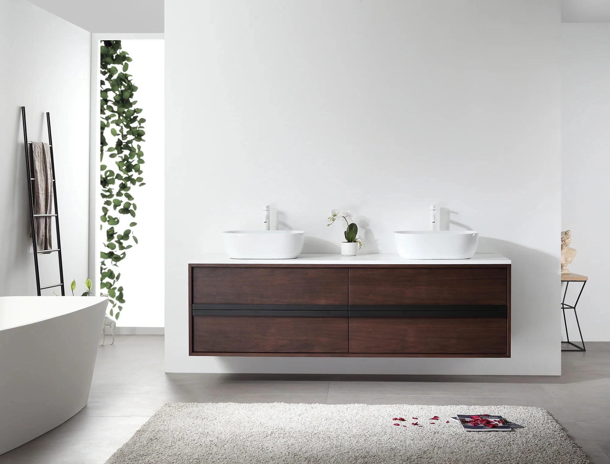 Cambria Floating Vanity (55"-72") 28 Cambria Floating Vanity (55"-72")