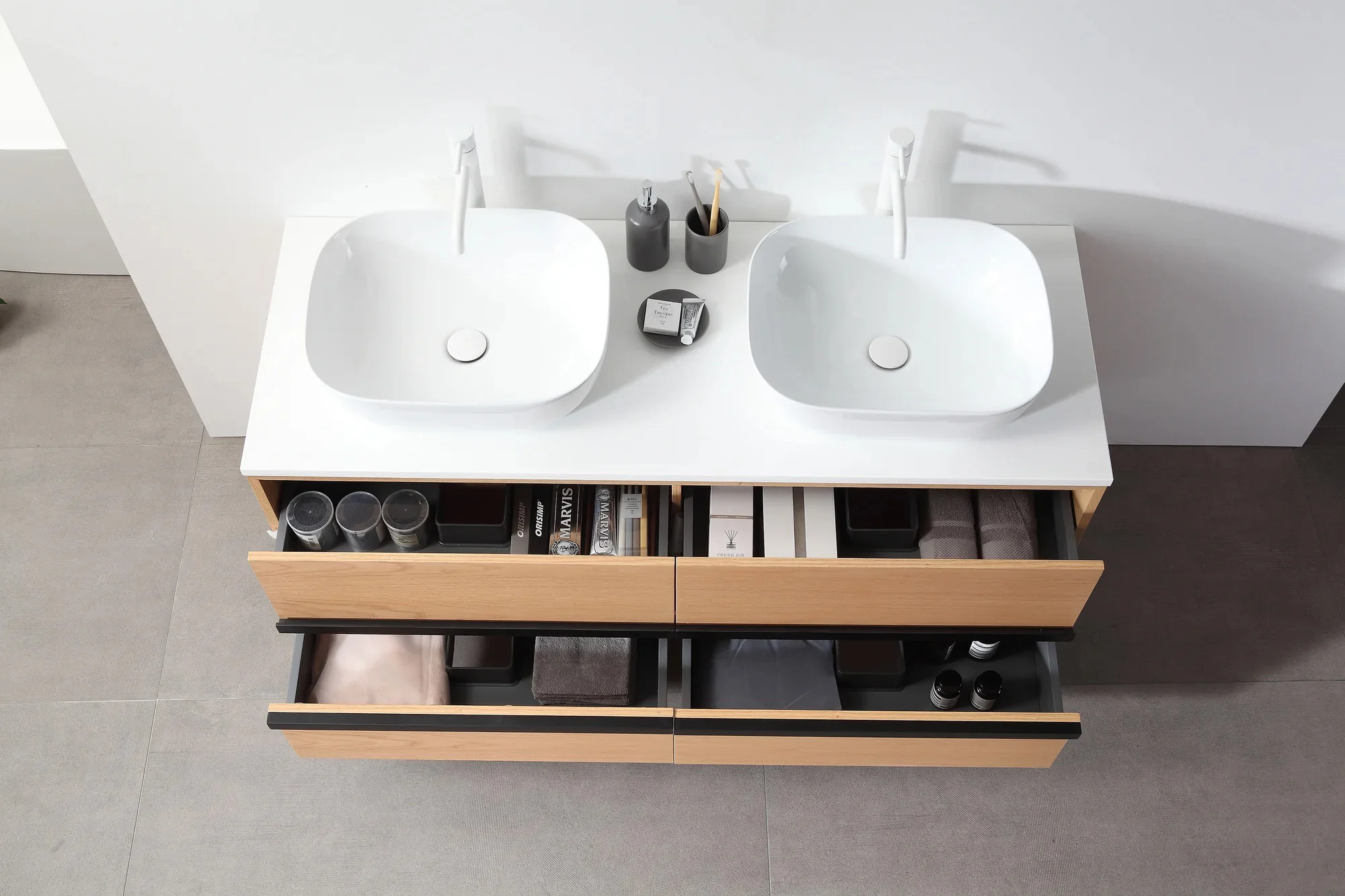 Cambria Floating Vanity (55"-72") 7 Cambria Floating Vanity (55"-72")