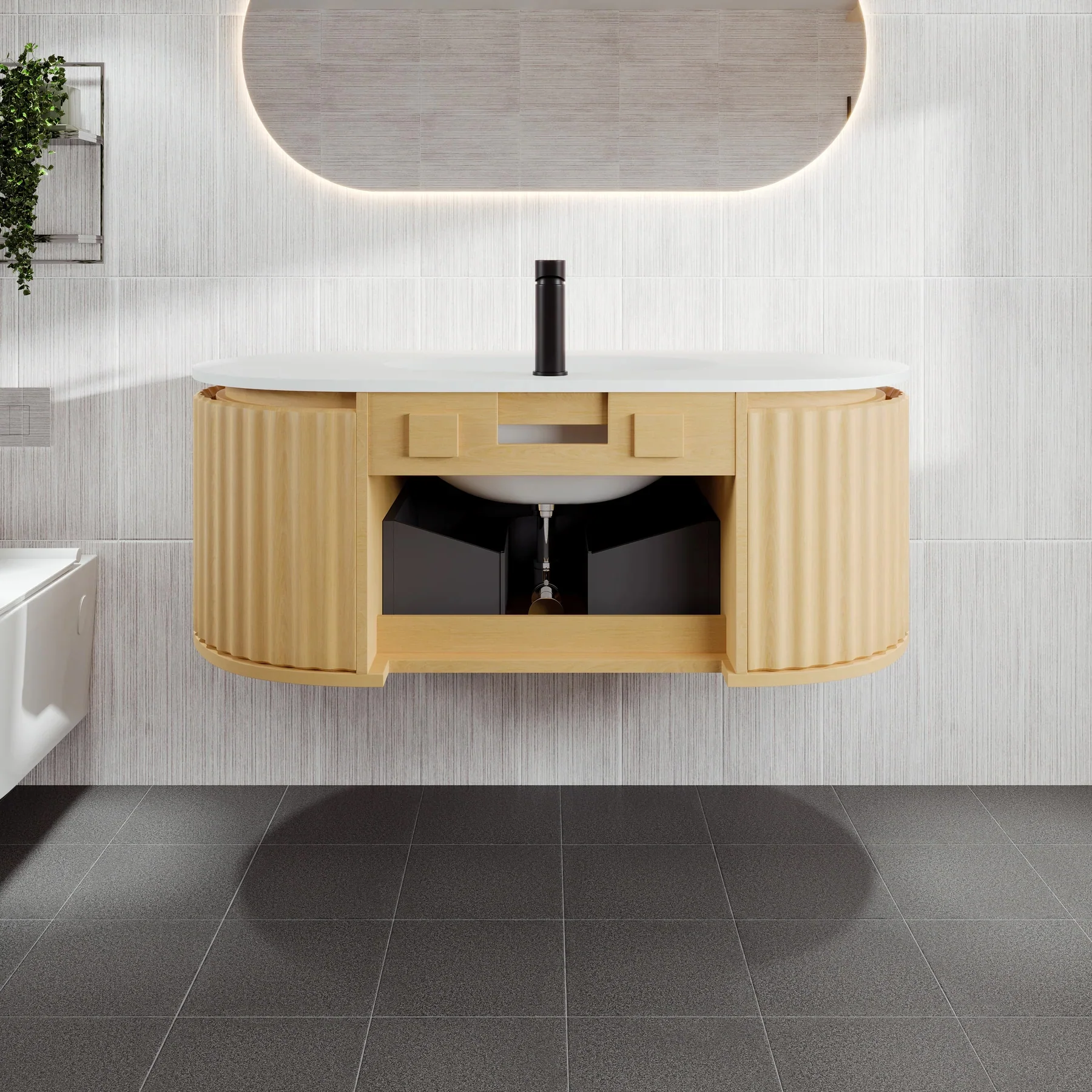 Larvotto Floating Vanity - Fluted (39"-72") 17 Larvotto Floating Vanity - Fluted (39"-72")