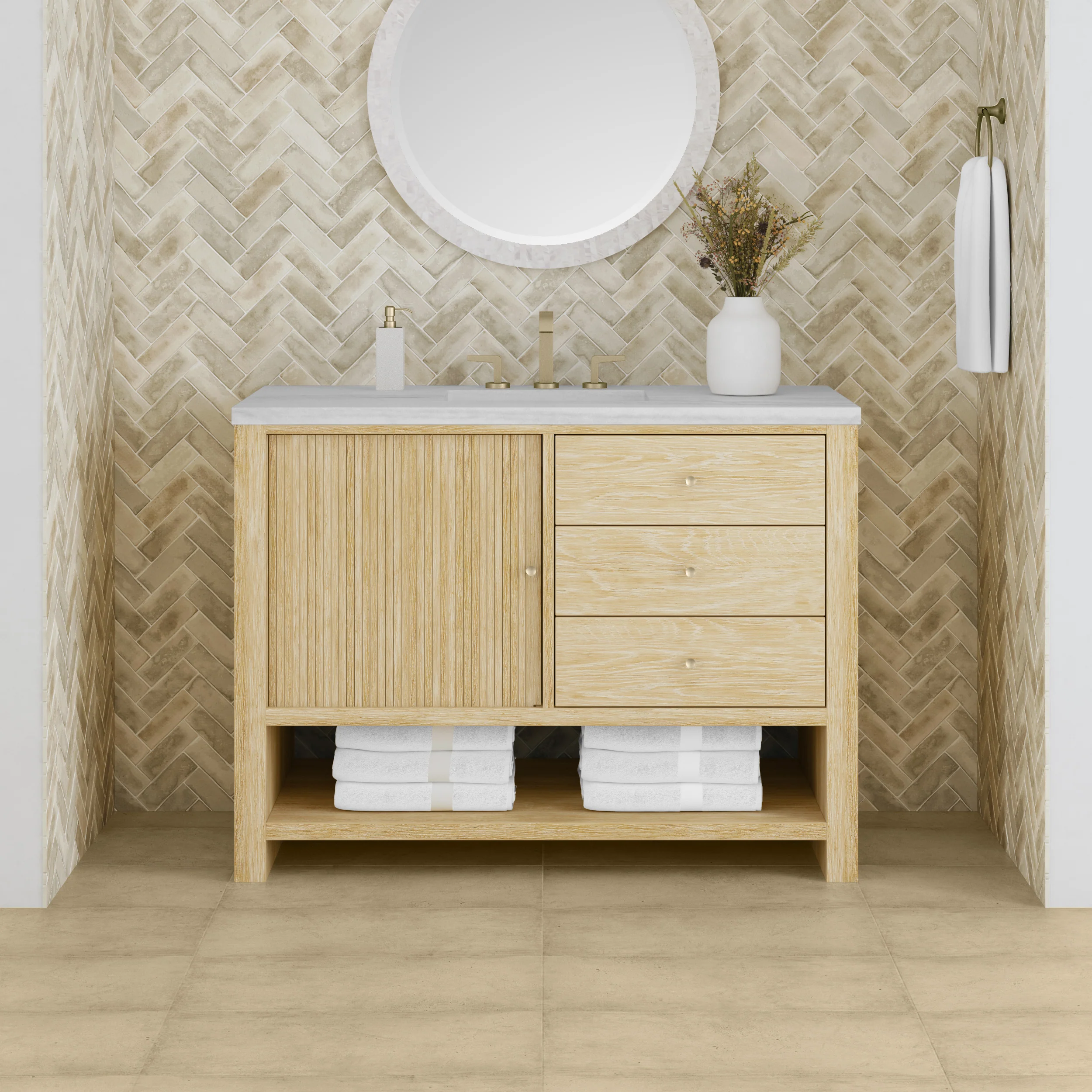 Rathenow Mid-Century Modern Vanity (48"-72") 13 Rathenow Mid-Century Modern Vanity (48"-72")