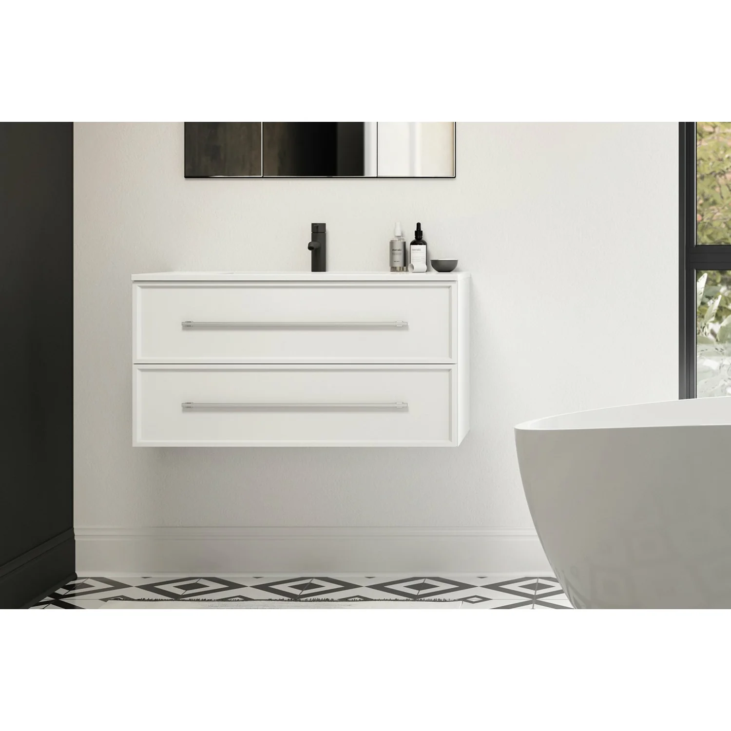 Milano Floating Vanity (30"-48")